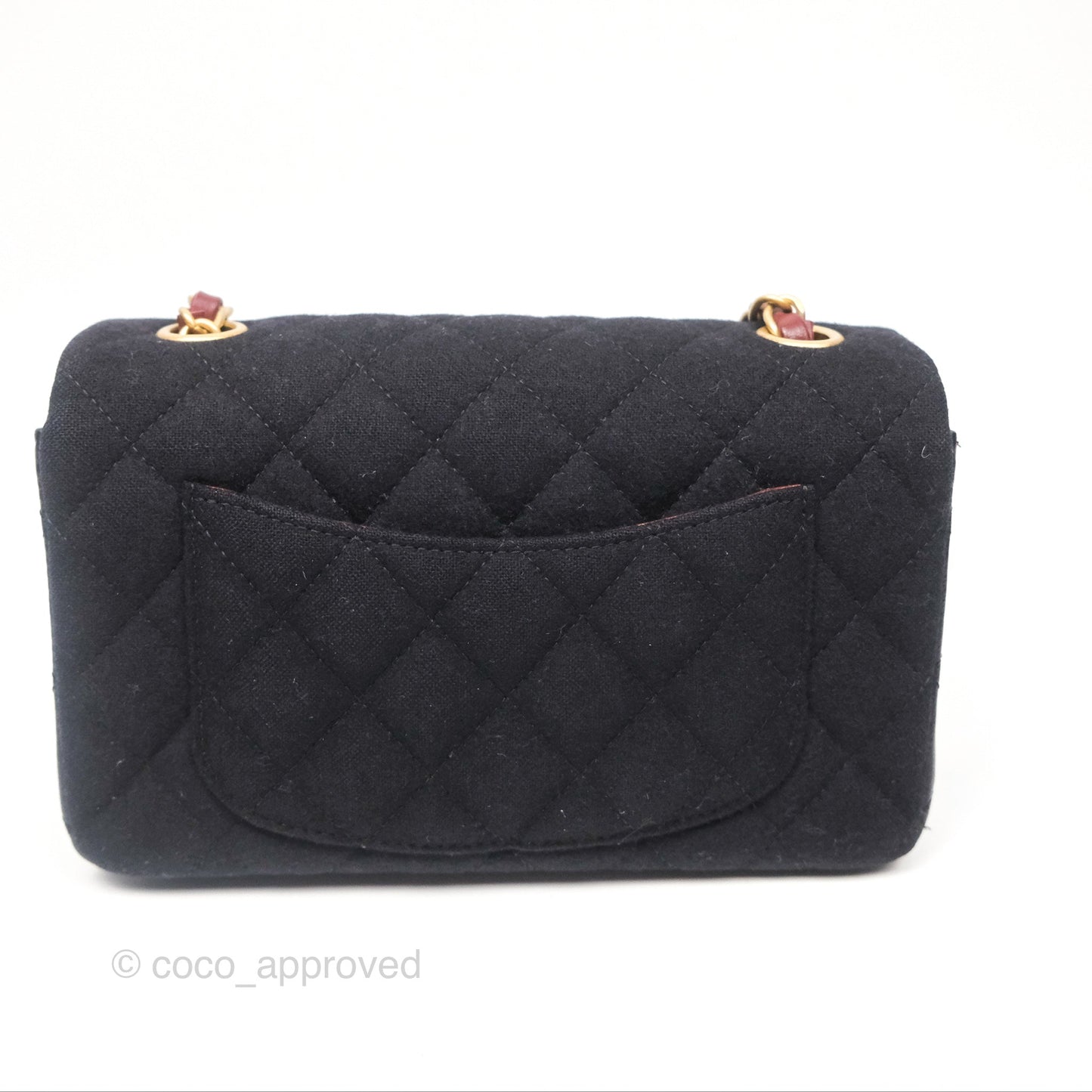 Chanel Paris-Hamburg Charms Mini Rectangular Flap Black 18C