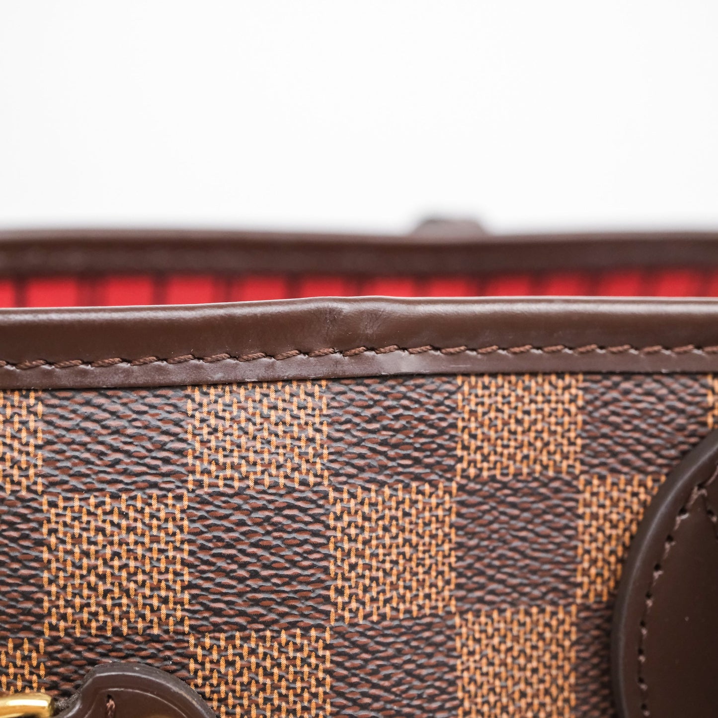 Louis Vuitton Neverfull MM Tote Bag Damier Ebene Canvas