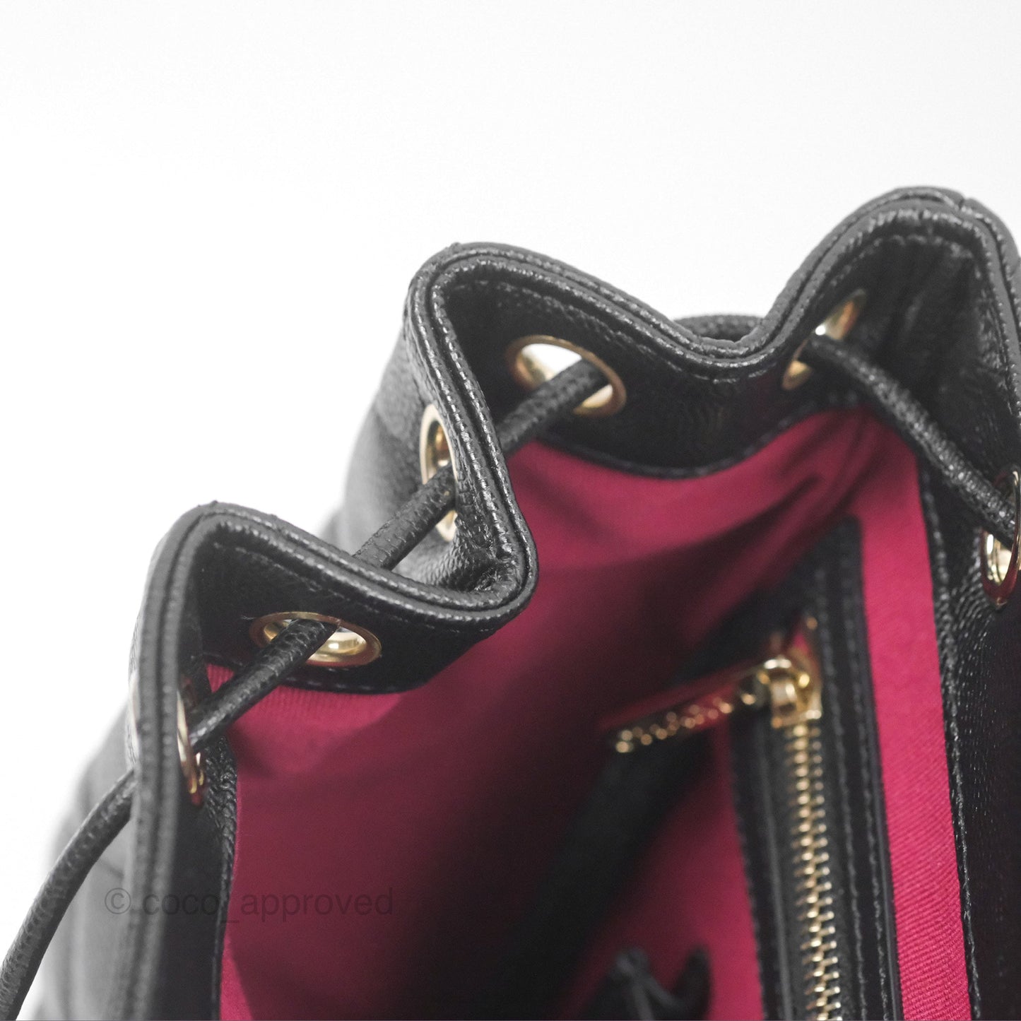 Chanel Mini Urban Spirit Backpack Black Caviar Gold Hardware 23S
