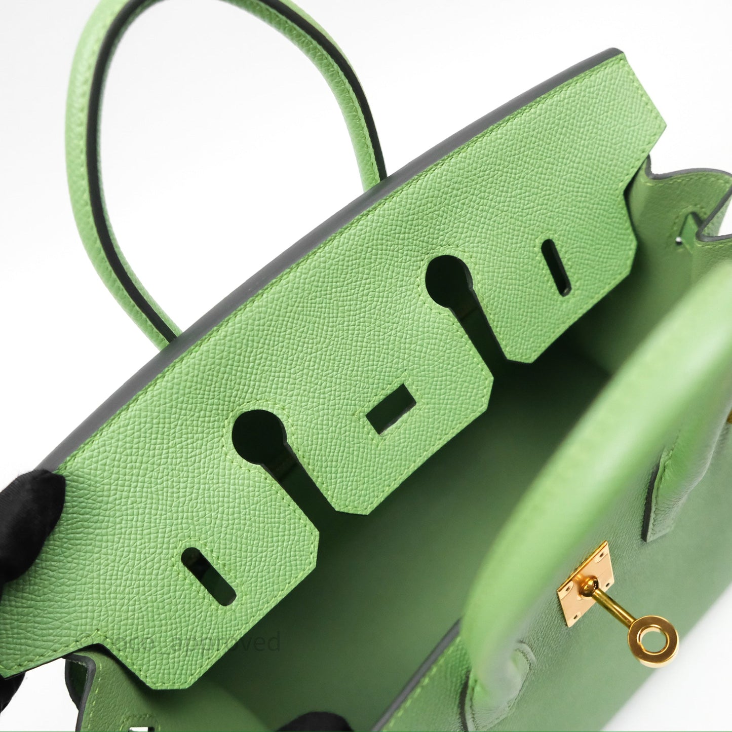 Hermès Birkin 25 Sellier Vert Criquet 3I Epsom Gold Hardware