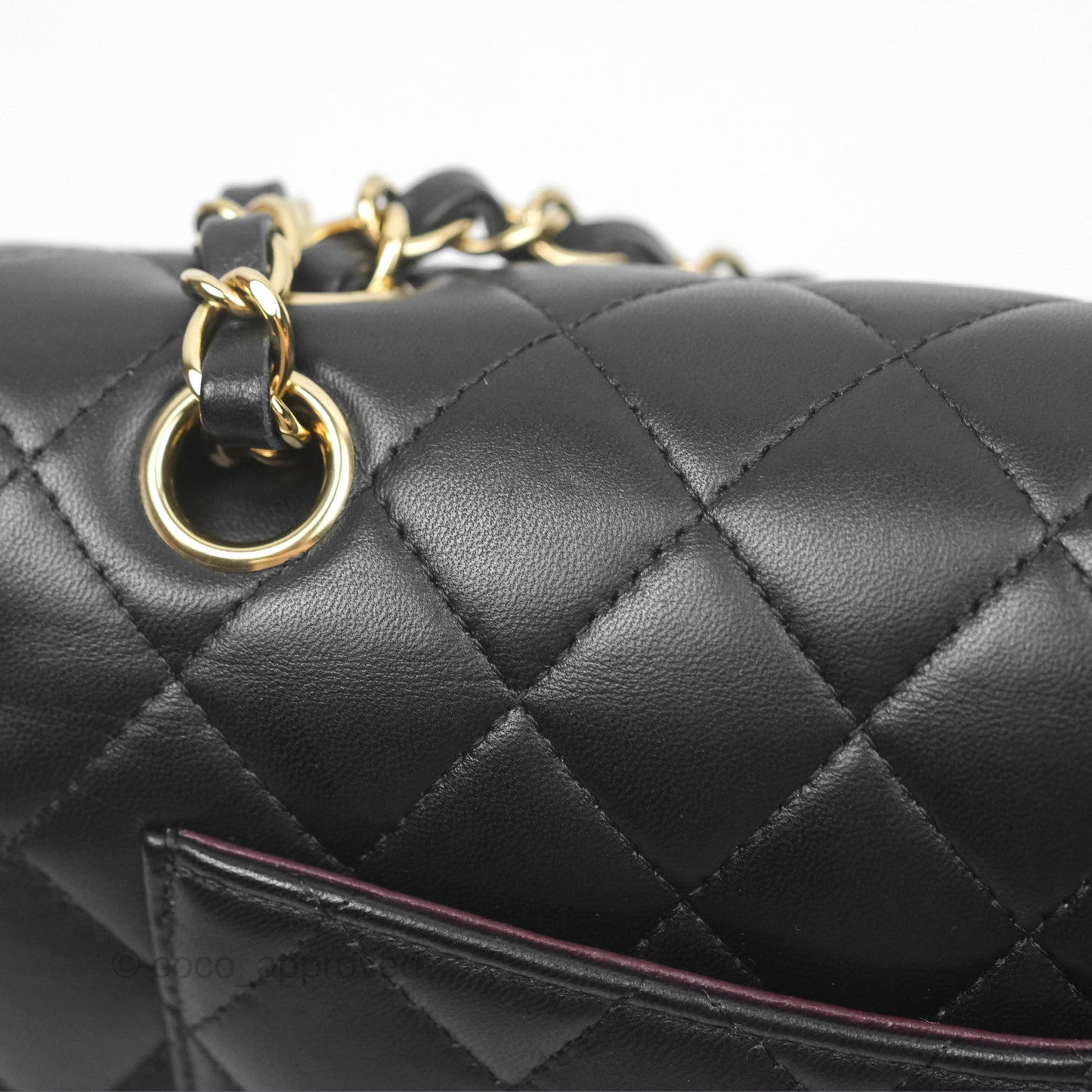 Chanel Small S/M Classic Flap Black Lambskin Gold Hardware