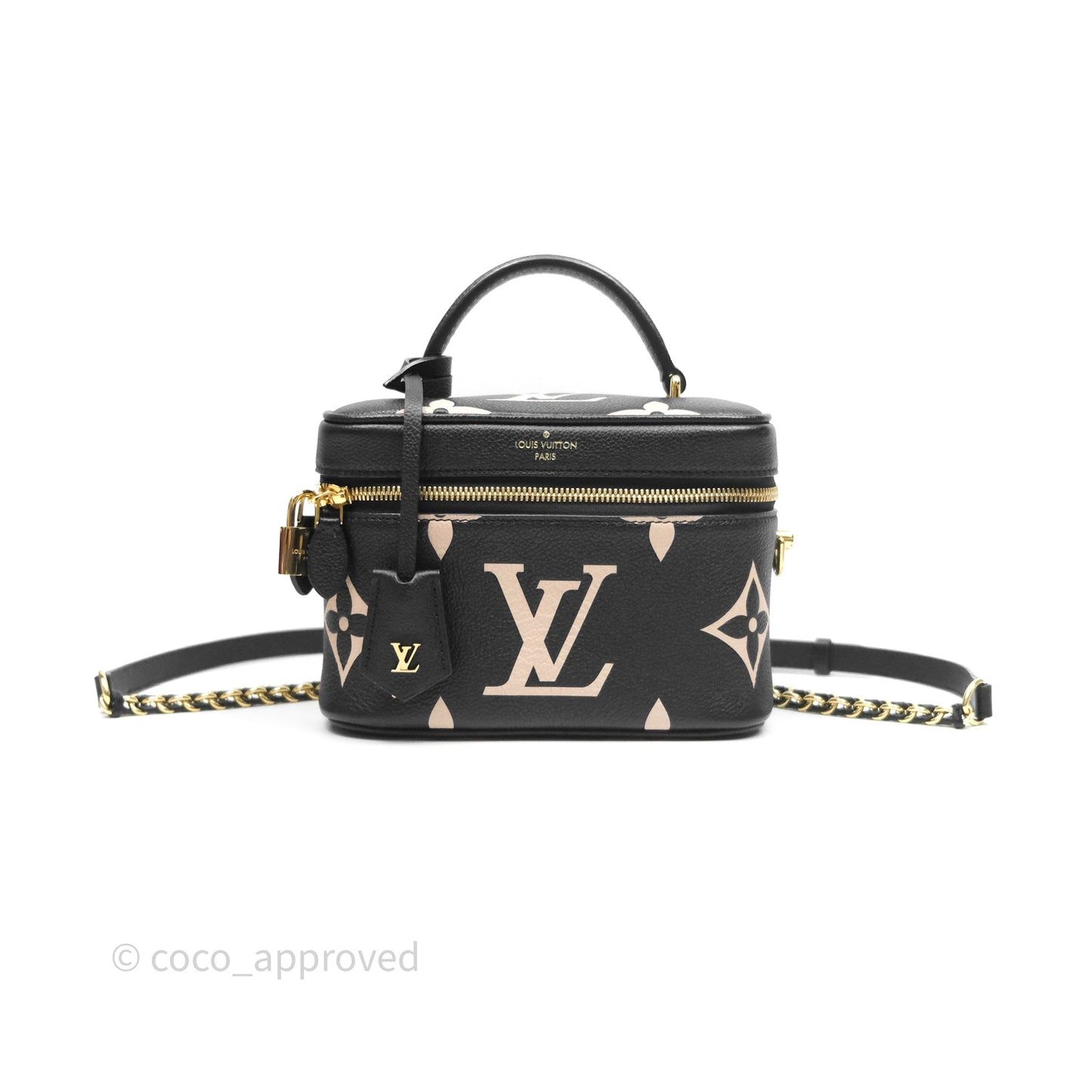 Louis Vuitton Vanity PM Empreinte Monogram Black/ Beige