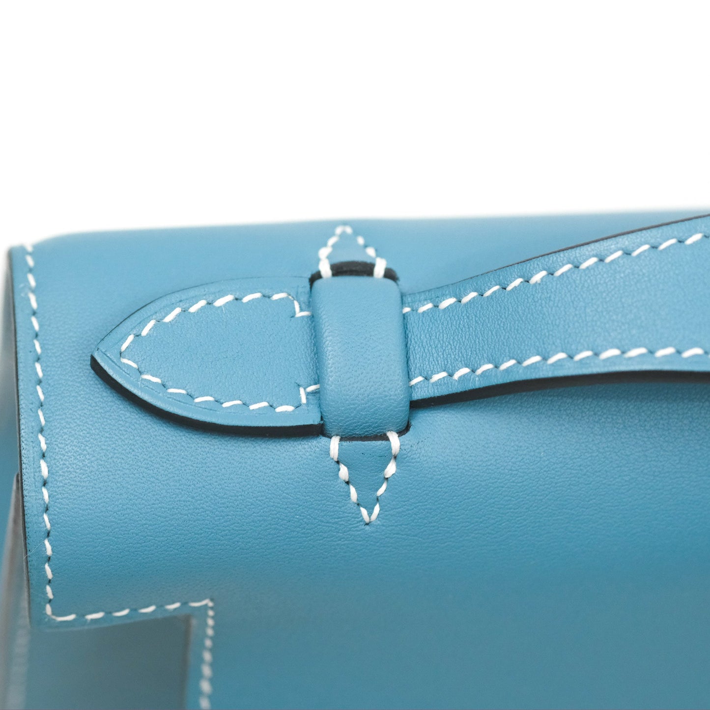 Hermès Kelly Mini Pochette Bleu Jean Swift Gold Hardware