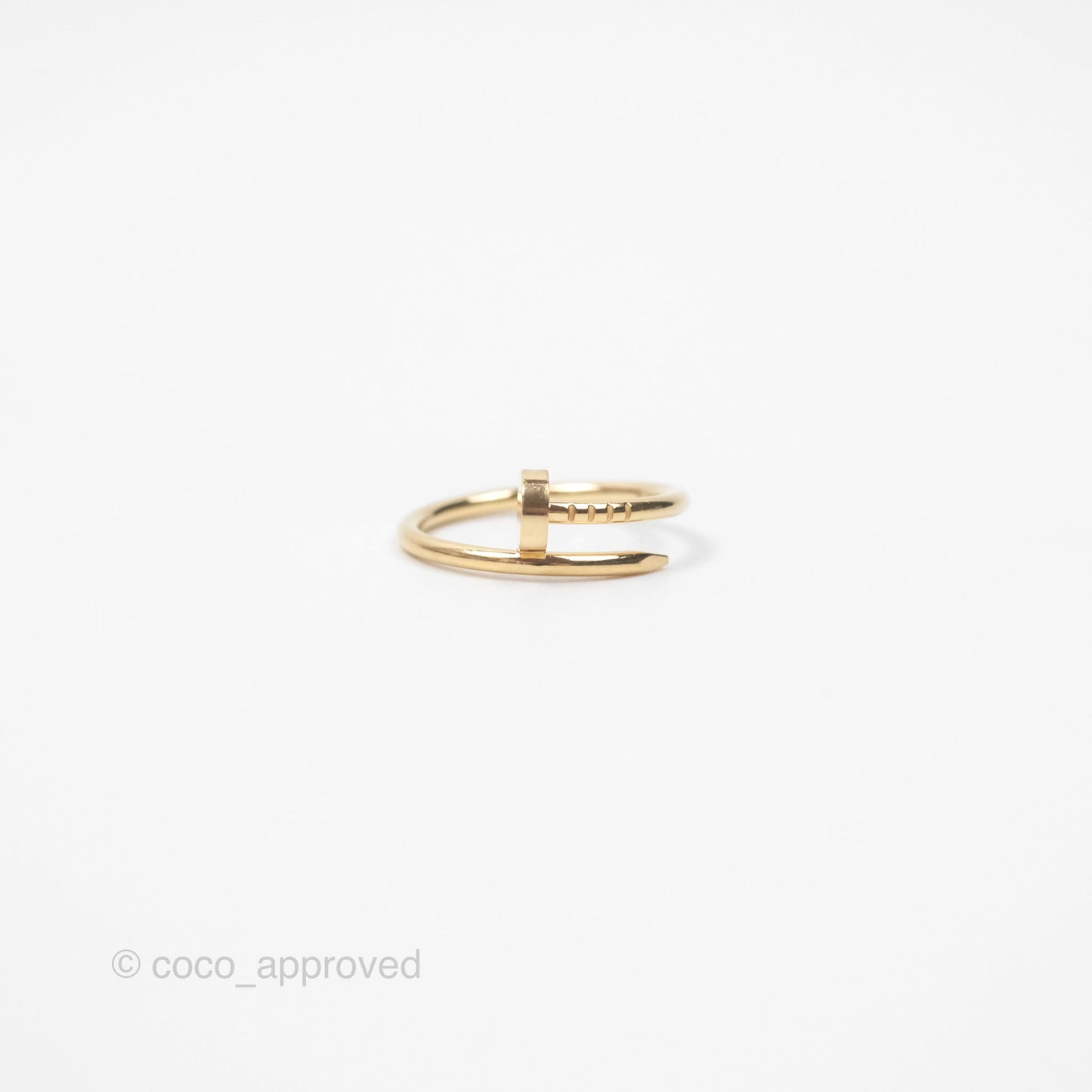 Cartier Juste un Clou Ring Small Model Yellow Gold Size 55
