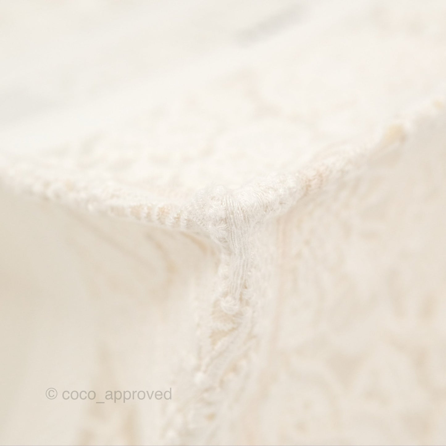 Dior Small Book Tote Natural Macramé-Effect Embroidery