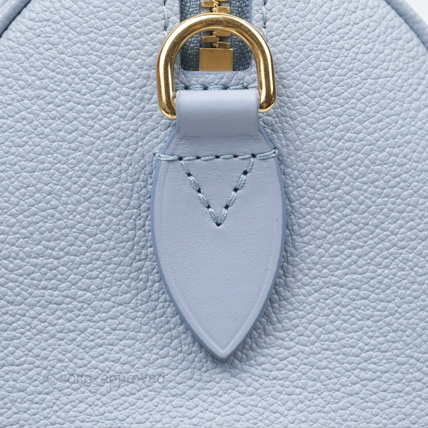 Louis Vuitton Speedy Bandoulière 20 Monogram Empreinte Leather Blue Hour