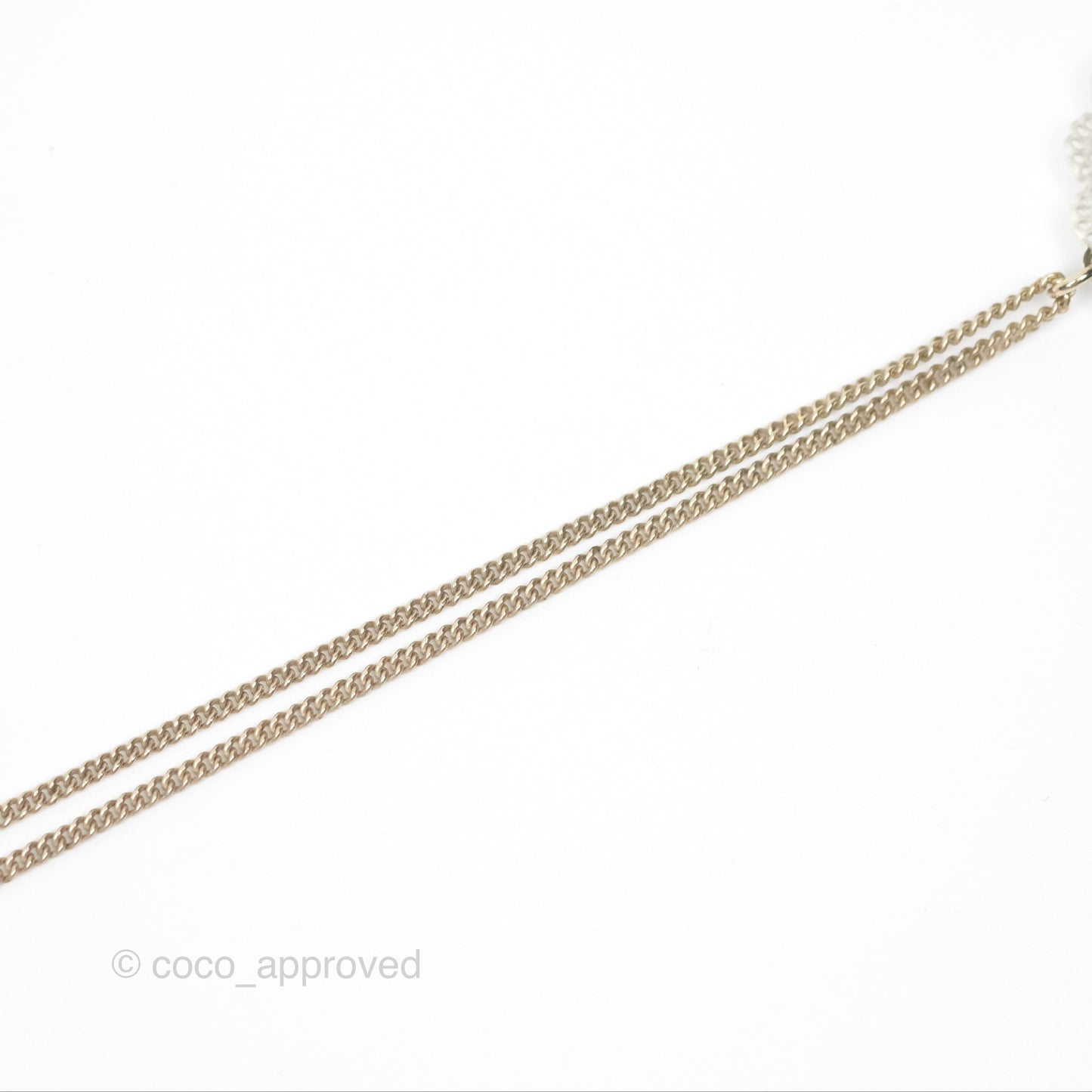 Chanel Pearl CC Lace Flower Necklace Gold Tone 15K