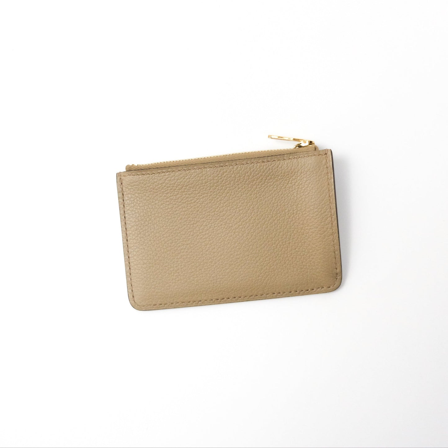 Hermès Constance Slim Wallet Gris Misty / Beige Marfa Evercolor Gold Hardware