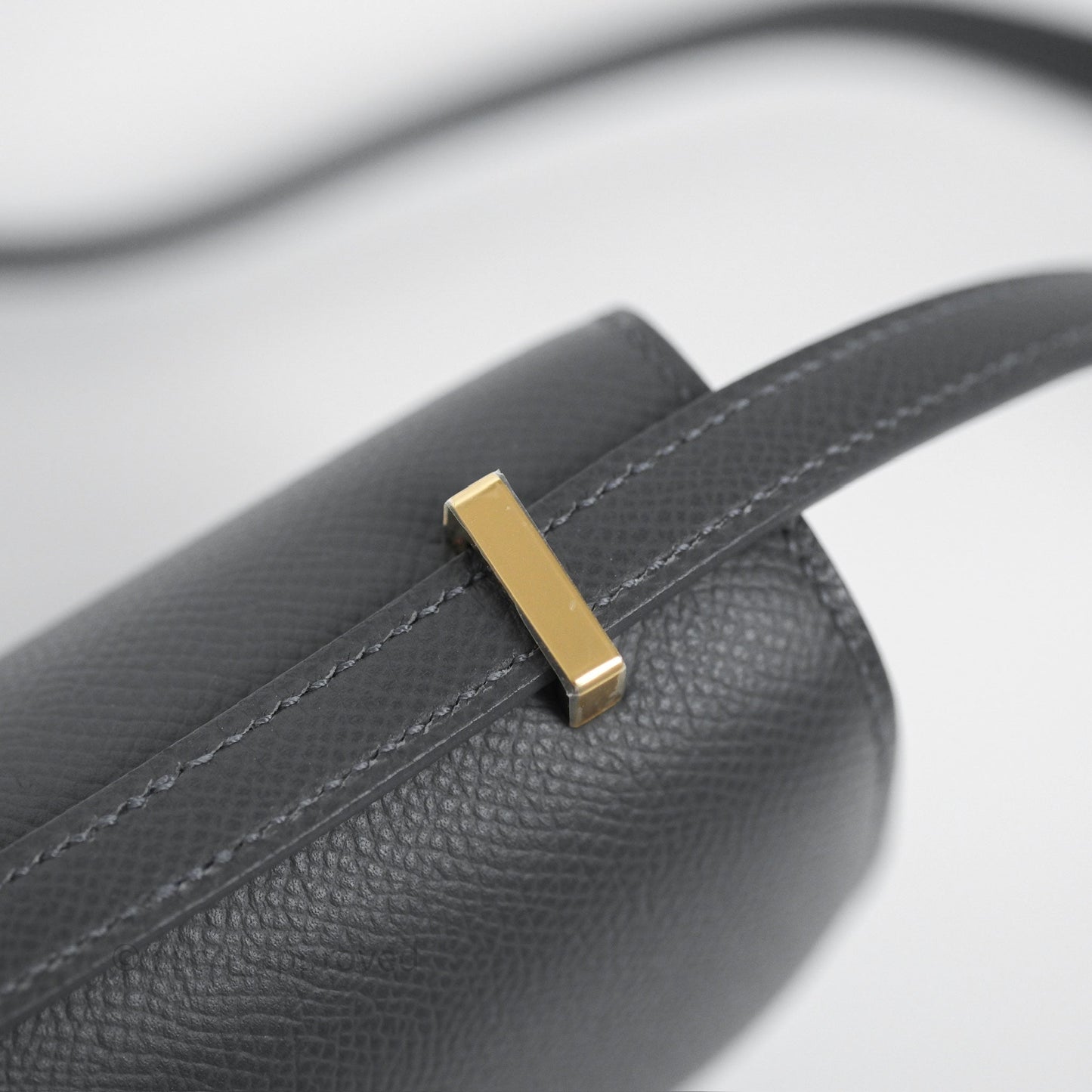 Hermès Constance Elan Ardoise 85 Epsom Gold Hardware