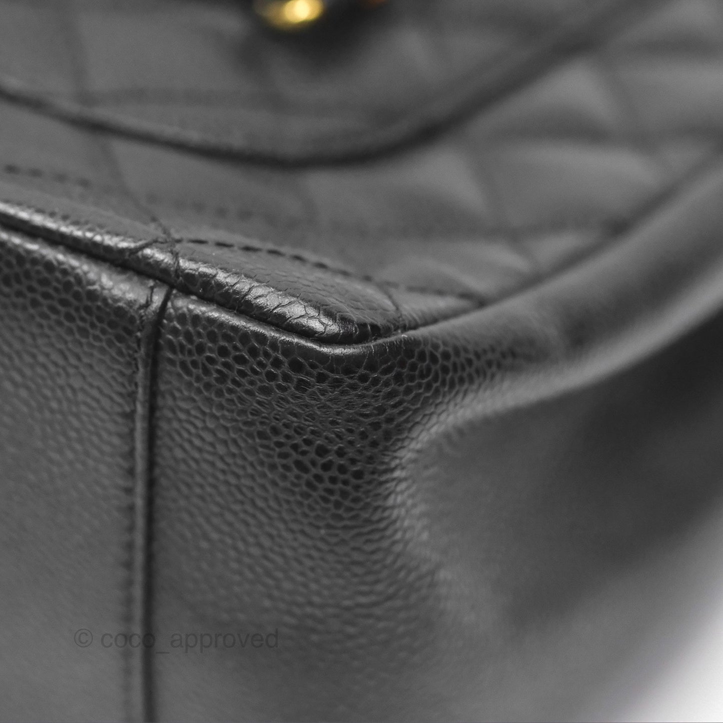 Chanel GST Black Caviar Gold Hardware