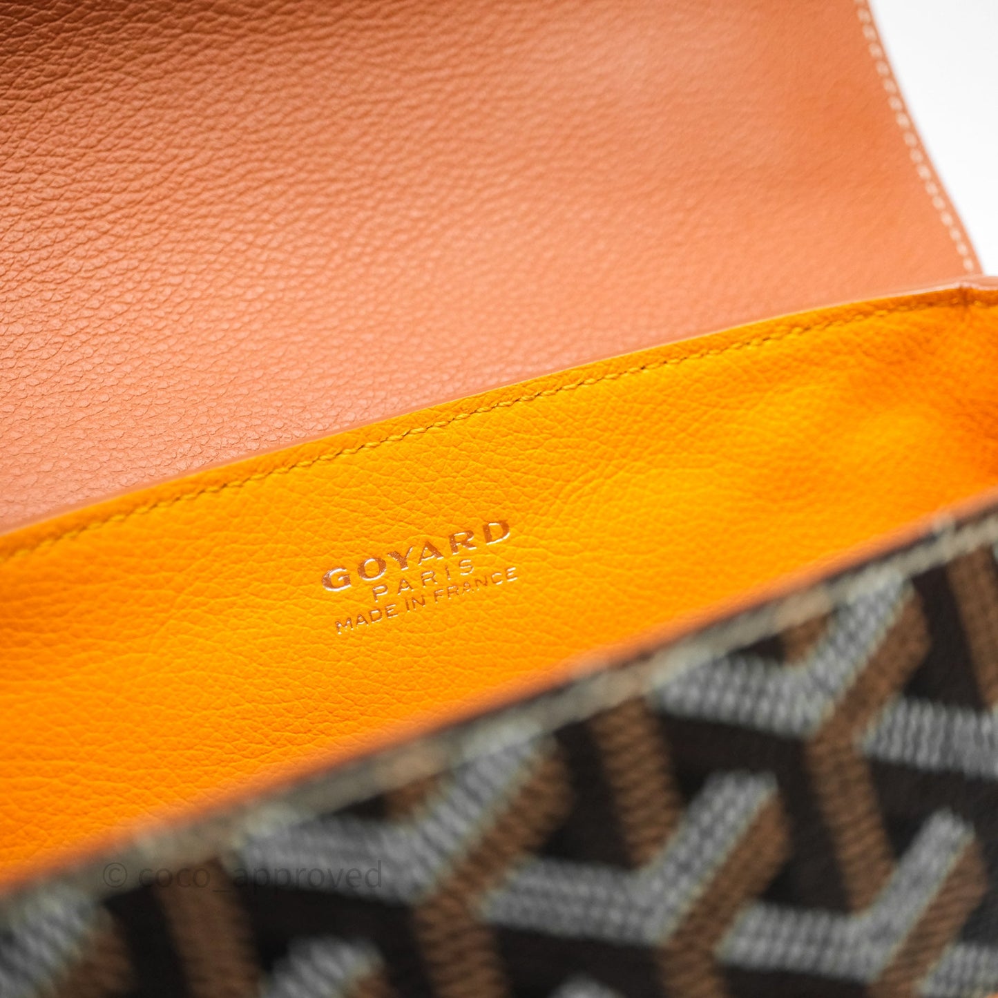 Goyard Saïgon Mini Bag Tan Goyardine Canvas/Chevroches Calfskin