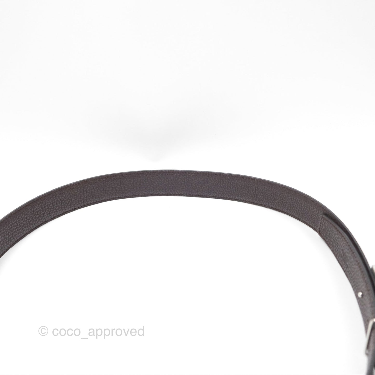 Hermès H Belt Buckle & Reversible Strap Black Palladium Hardware