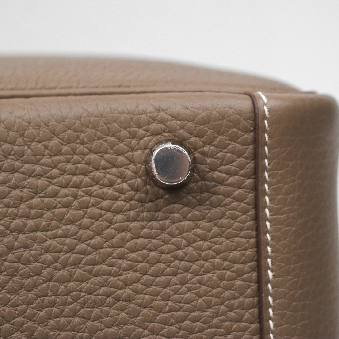Hermès Lindy 26 Clemence Etoupe 18 Palladium Hardware