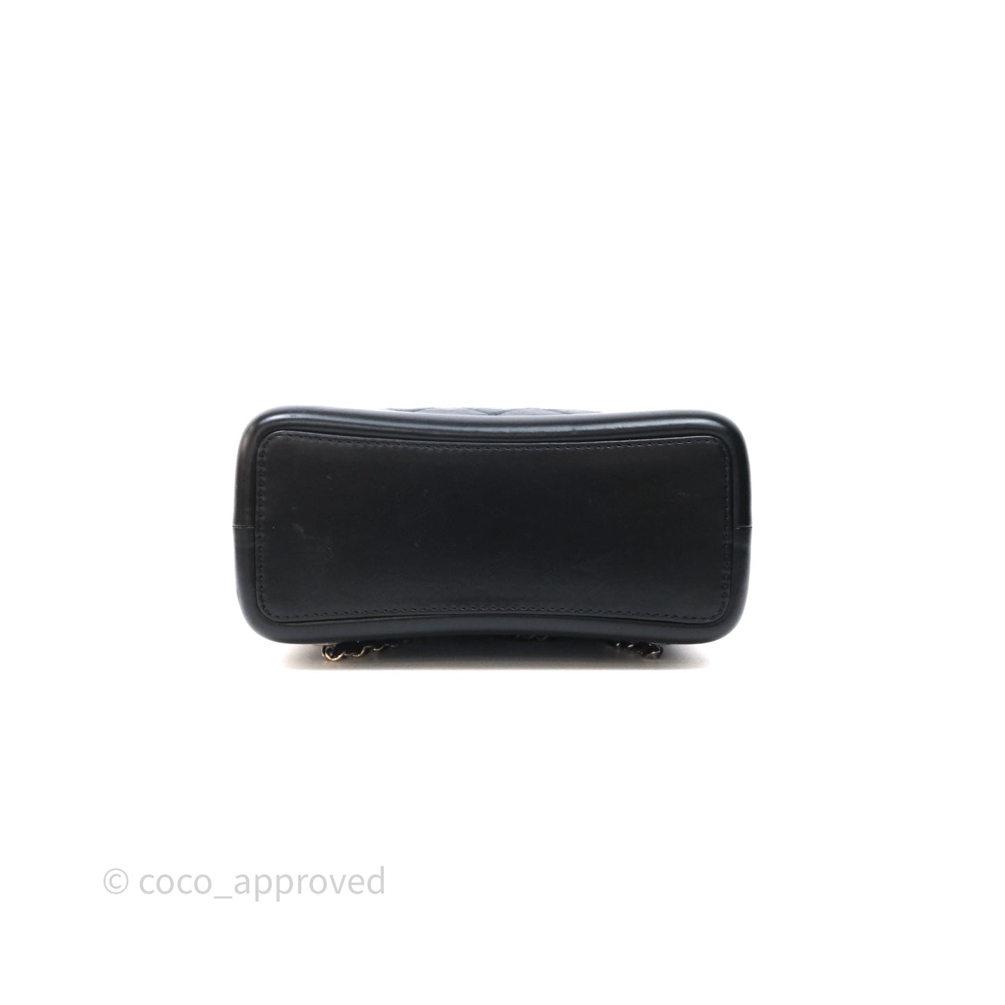 Chanel Gabrielle Backpack Blue Aged Calfskin Small
