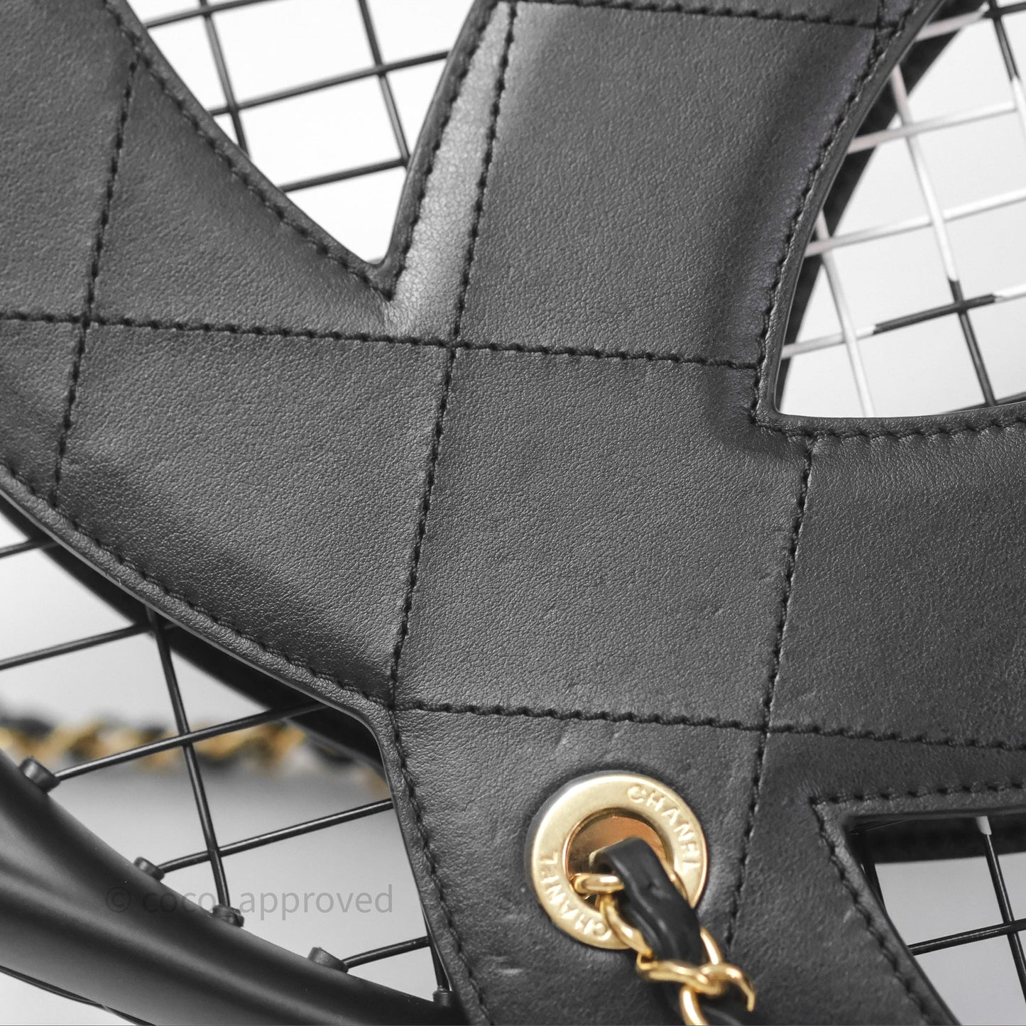 Chanel Tennis Racket with Black CC Case