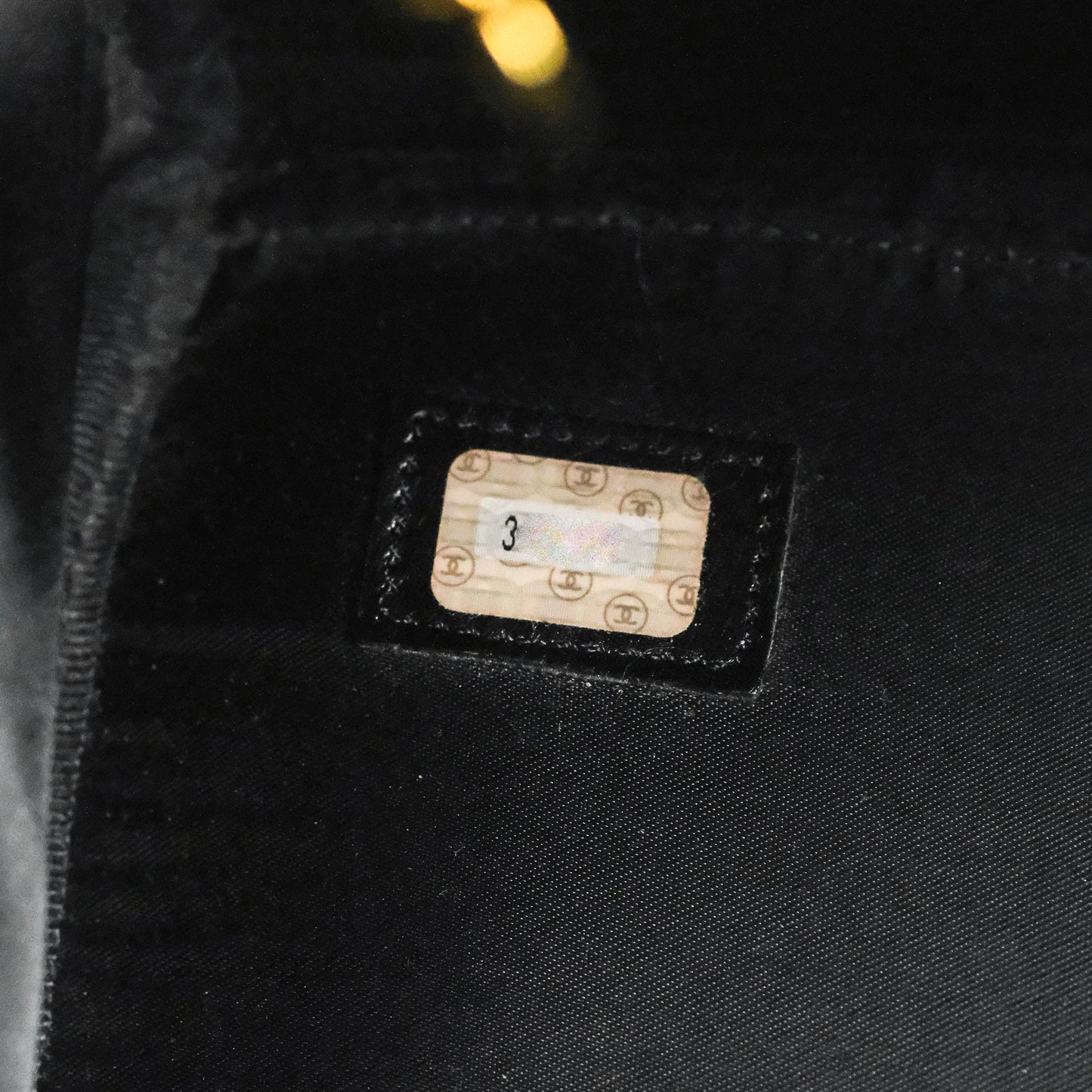 Chanel Vintage Boston Bag Black Caviar Gold Hardware