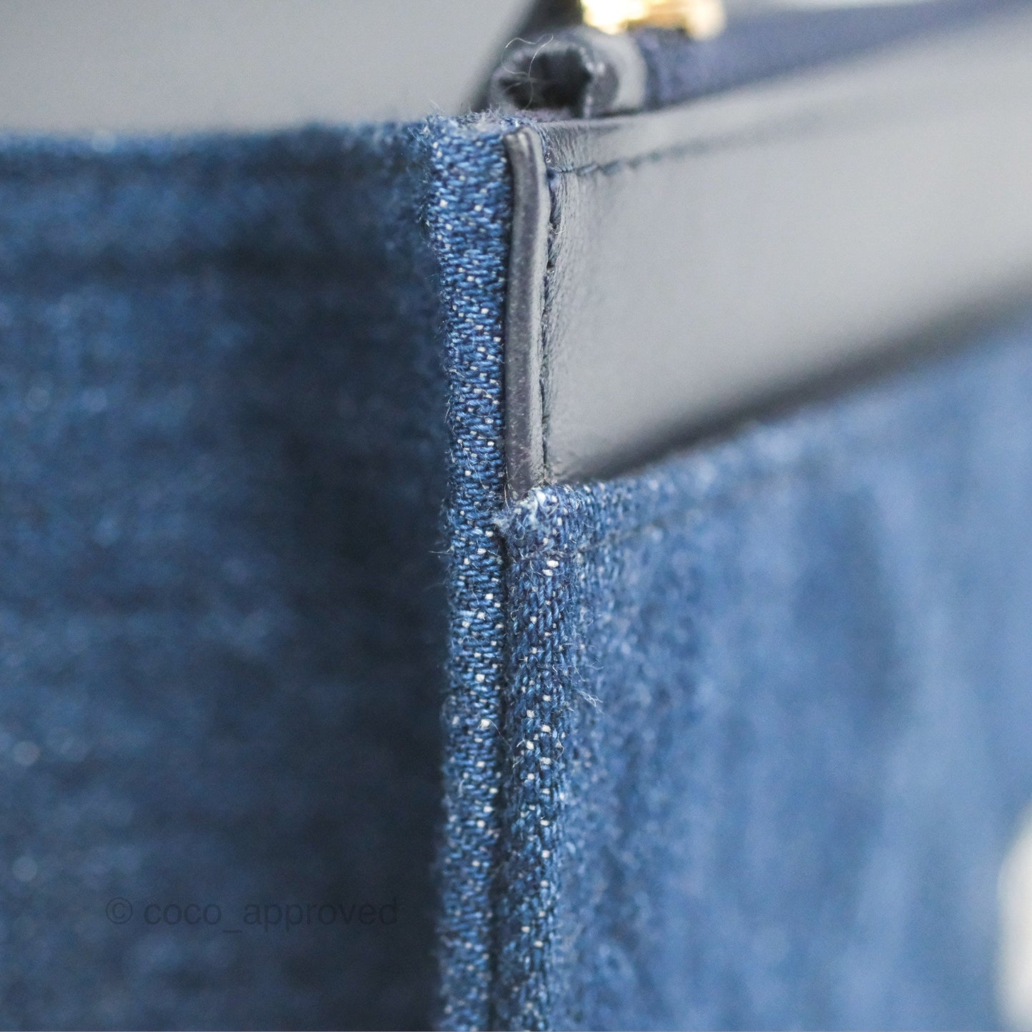 Chanel 19 Wallet on Chain WOC Blue Denim Mixed Hardware