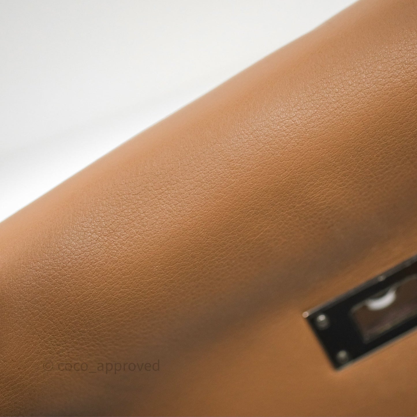 Hermès Kelly 35 Retourne Chai 0M Evercolor Palladium Hardware