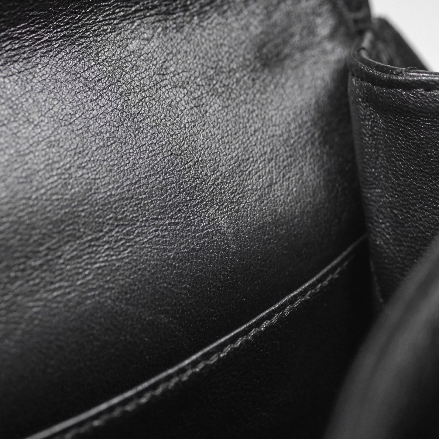 Chanel 228 Reissue Flap Quilted Black Crumpled Calfskin Ruthenium Hardware