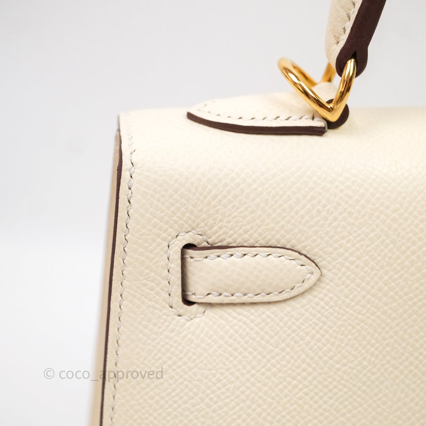 Hermès Kelly 25 Nata I2 Epsom Gold Hardware