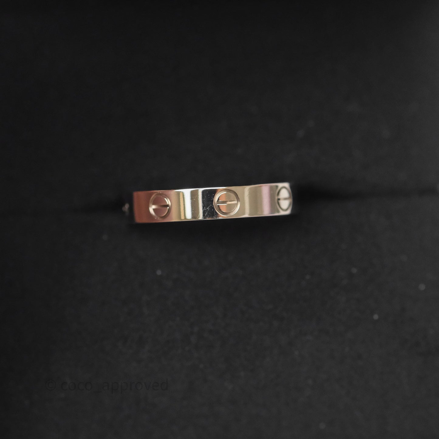Cartier Love Band Ring Small Model White Gold