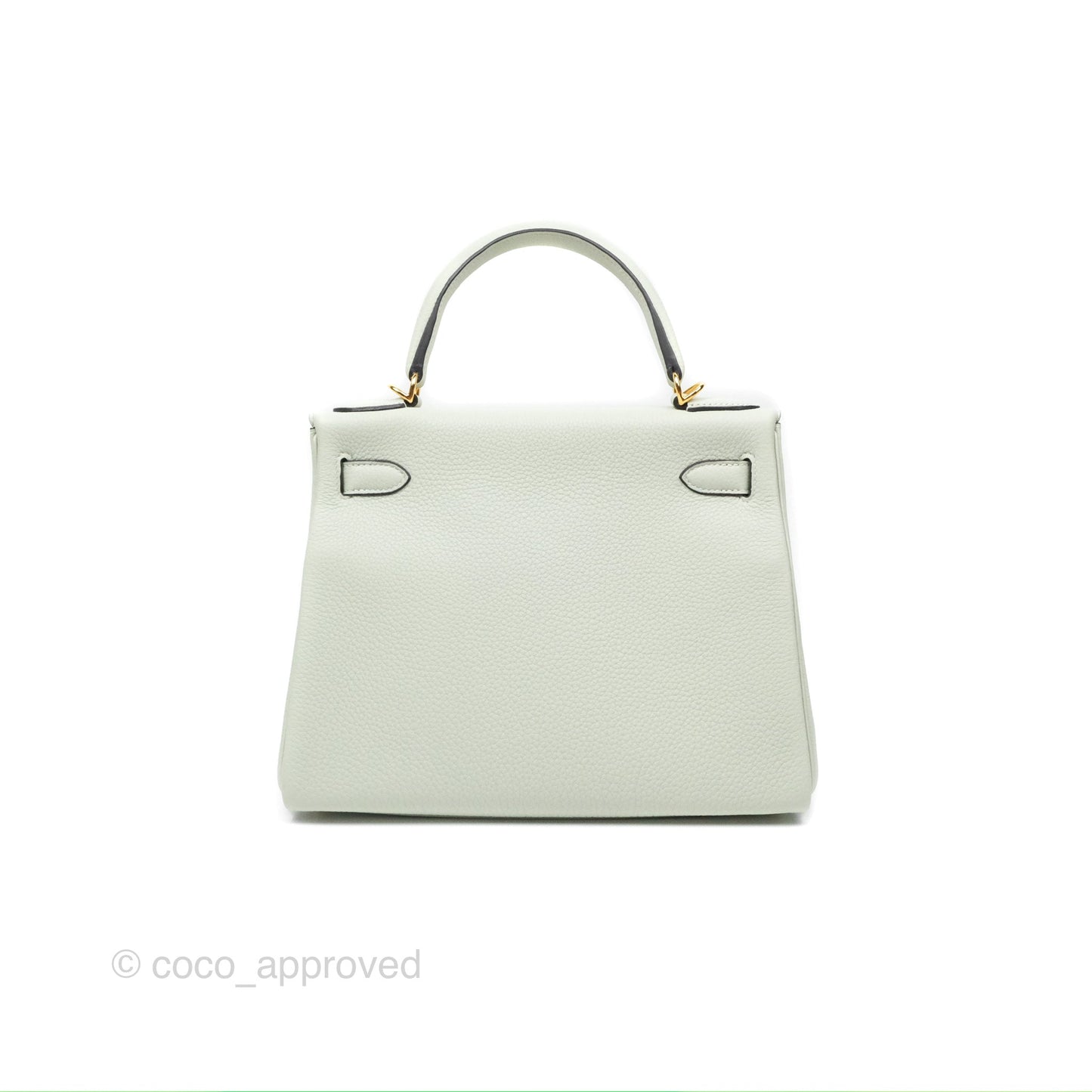 Hermès Kelly II 28 Retourne Togo Gris Neve Gold Hardware