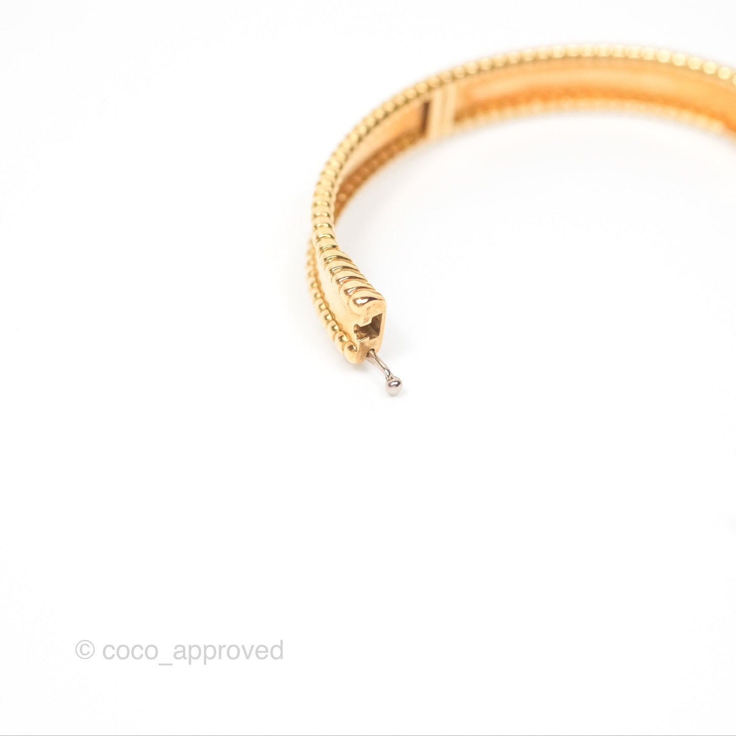 Van Cleef & Arpels Perlée Signature Bracelet Extra Small Model Yellow Gold