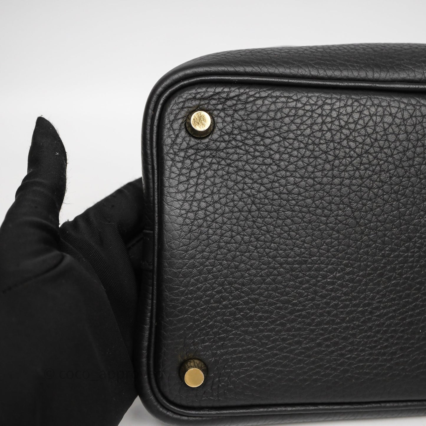 Hermès Picotin Lock 18 Noir Black 89 Clemence Gold Hardware