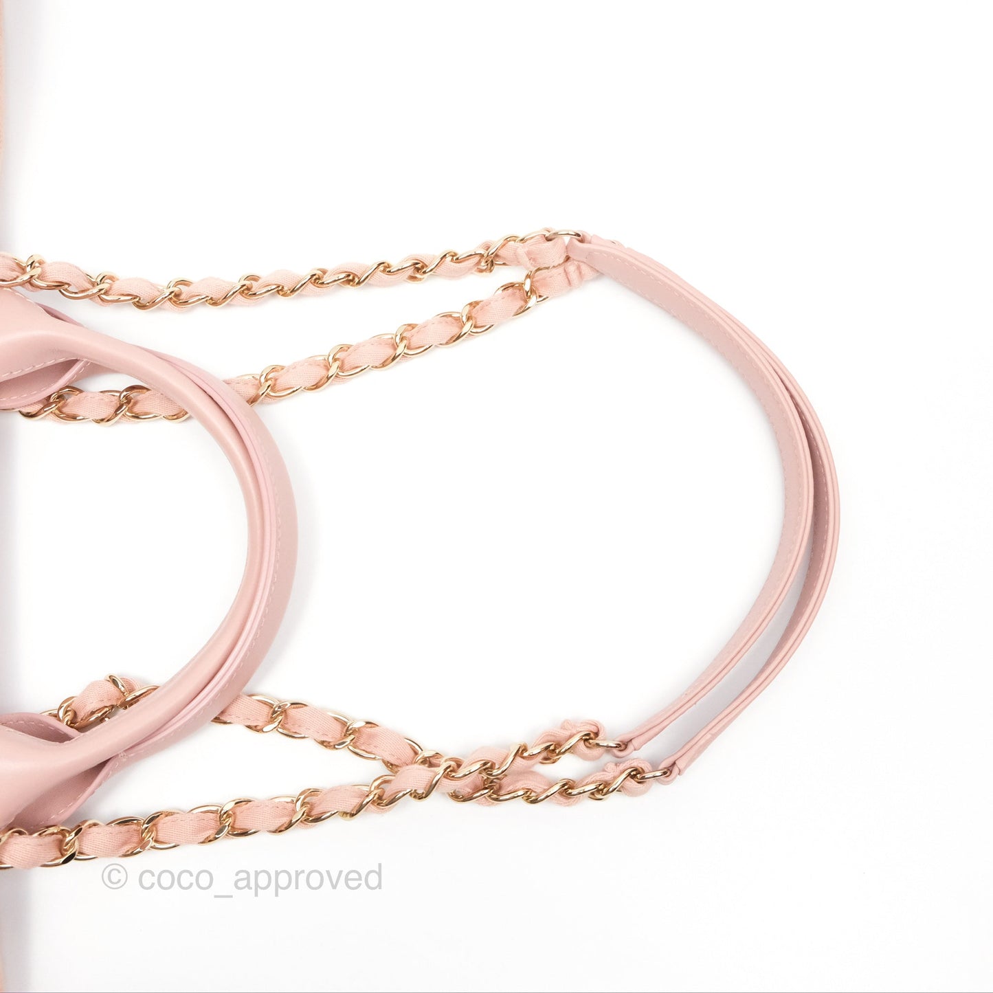 Chanel Large Deauville Pink Canvas 20A