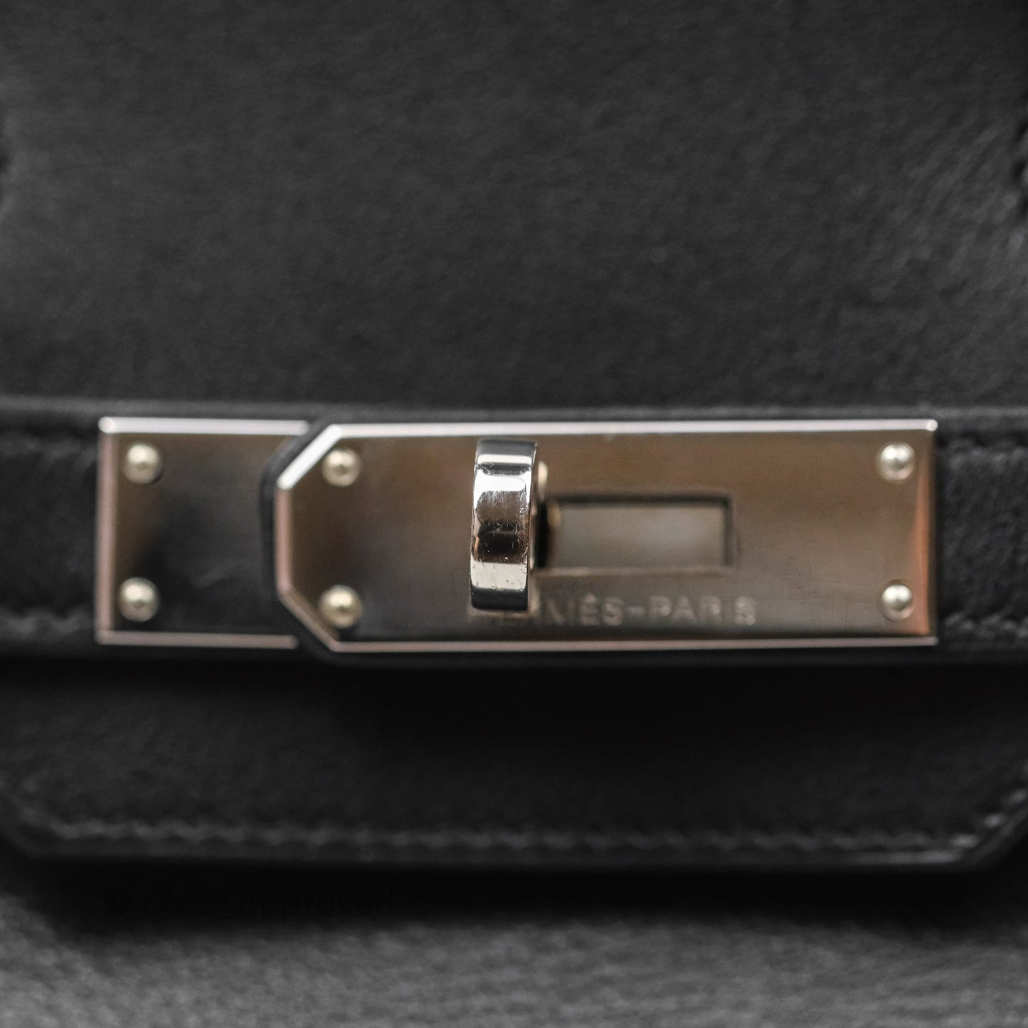 Hermès Birkin 30 Noir 89 Evergrain Palladium Hardware