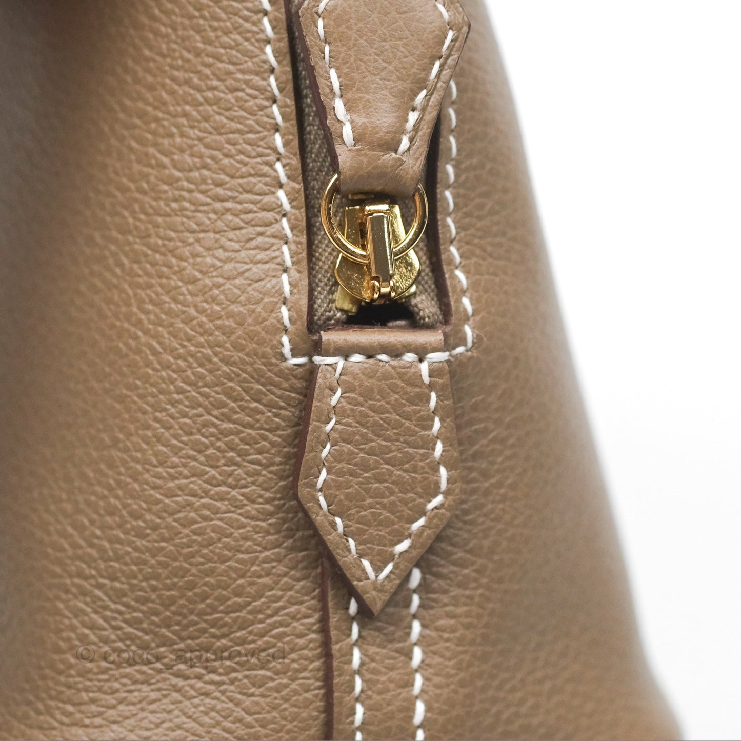Hermès Bolide Mini 1923 Etoupe Evercolor Gold Hardware