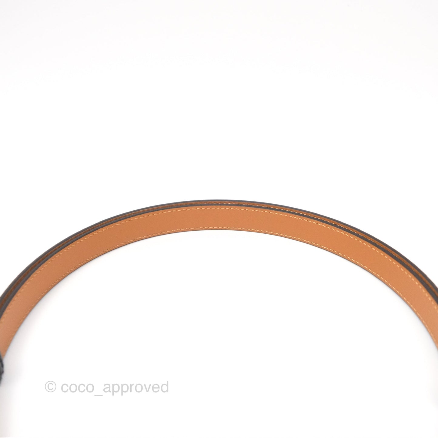 Hermès Kelly Belt Black Epsom Rose Gold Hardware