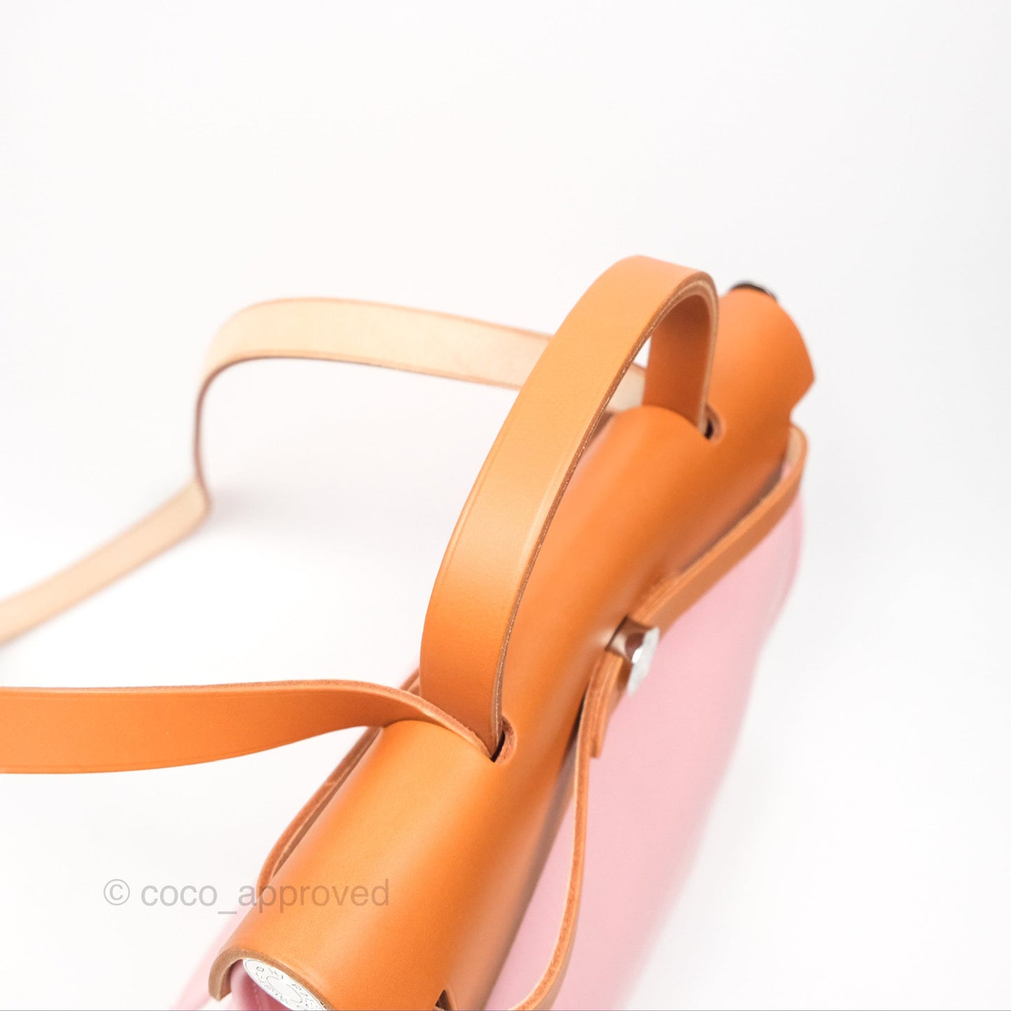 Hermès Herbag Zip 31 Rose Sakura 3Q Canvas Palladium Hardware