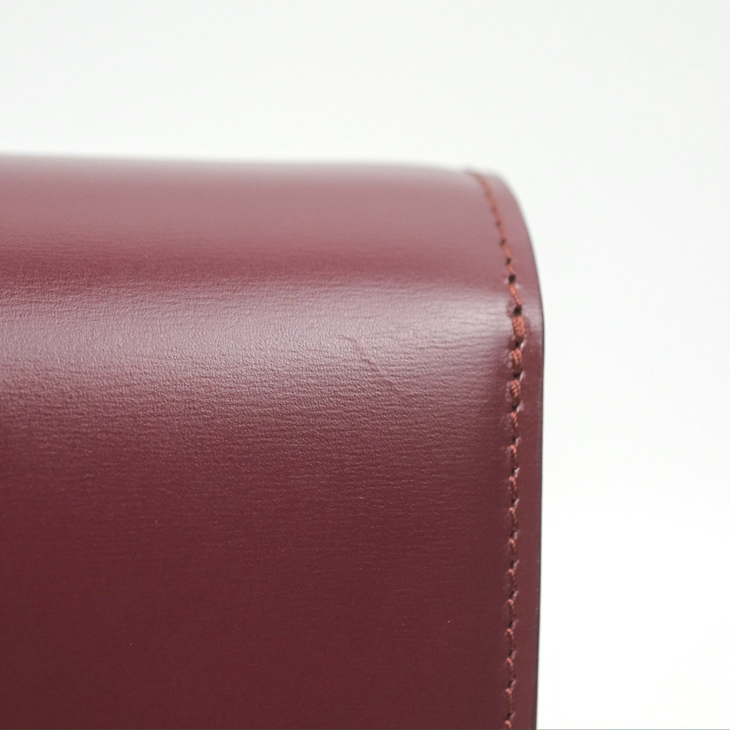 Celine Teen Classic Box Flap Burgundy Calfskin