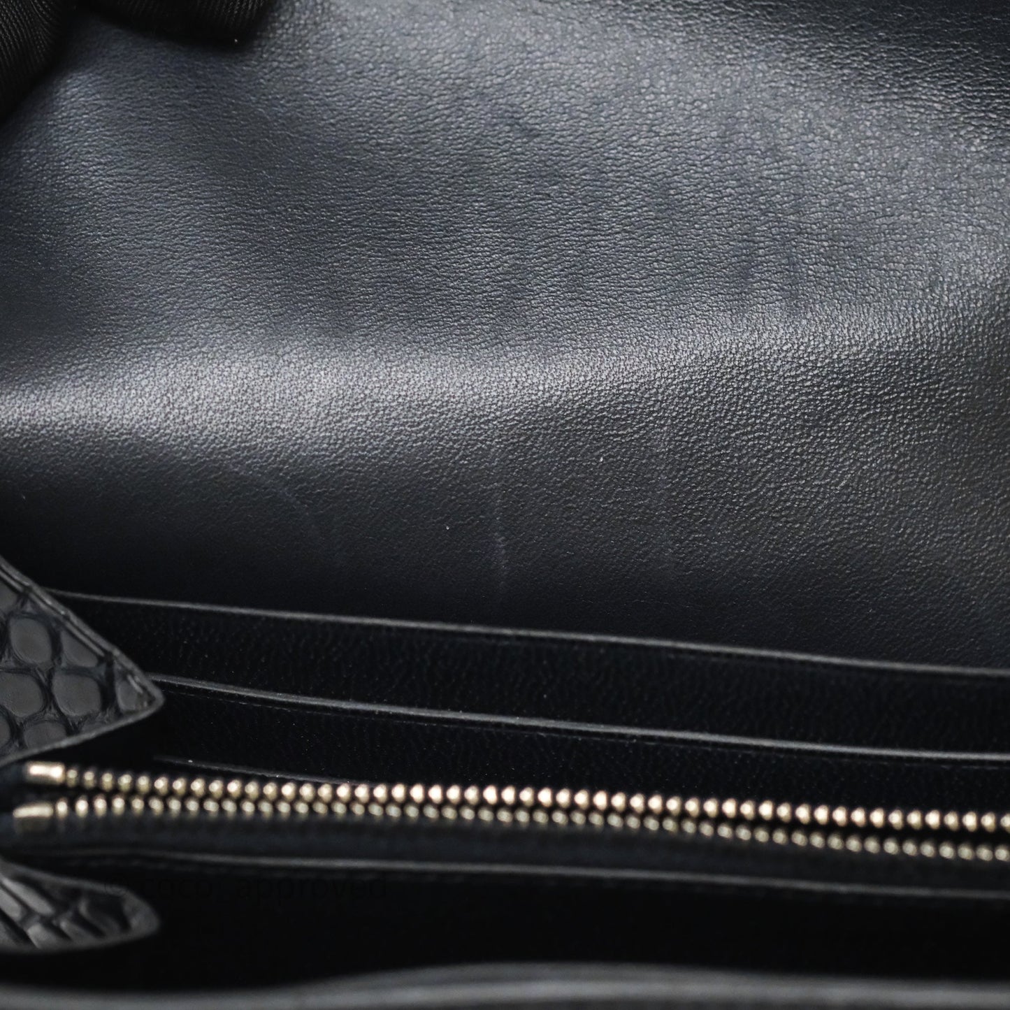 Hermes Constance Wallet Bleu Nuit 2Z Matte Alligator Ombre Lizard Buckle