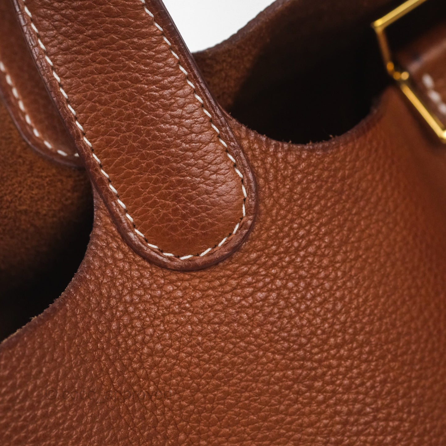 Hermès Picotin Lock 18 Fauve 34 Barenia Gold Hardware