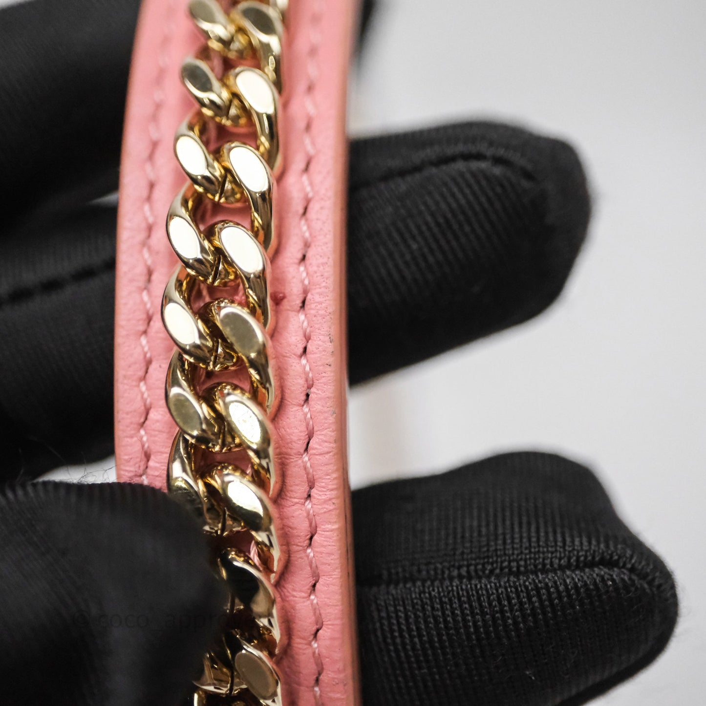 Christian Dior Mini Lady Dior My ABCDior Bag Pink Cannage Lambskin Gold Haardware