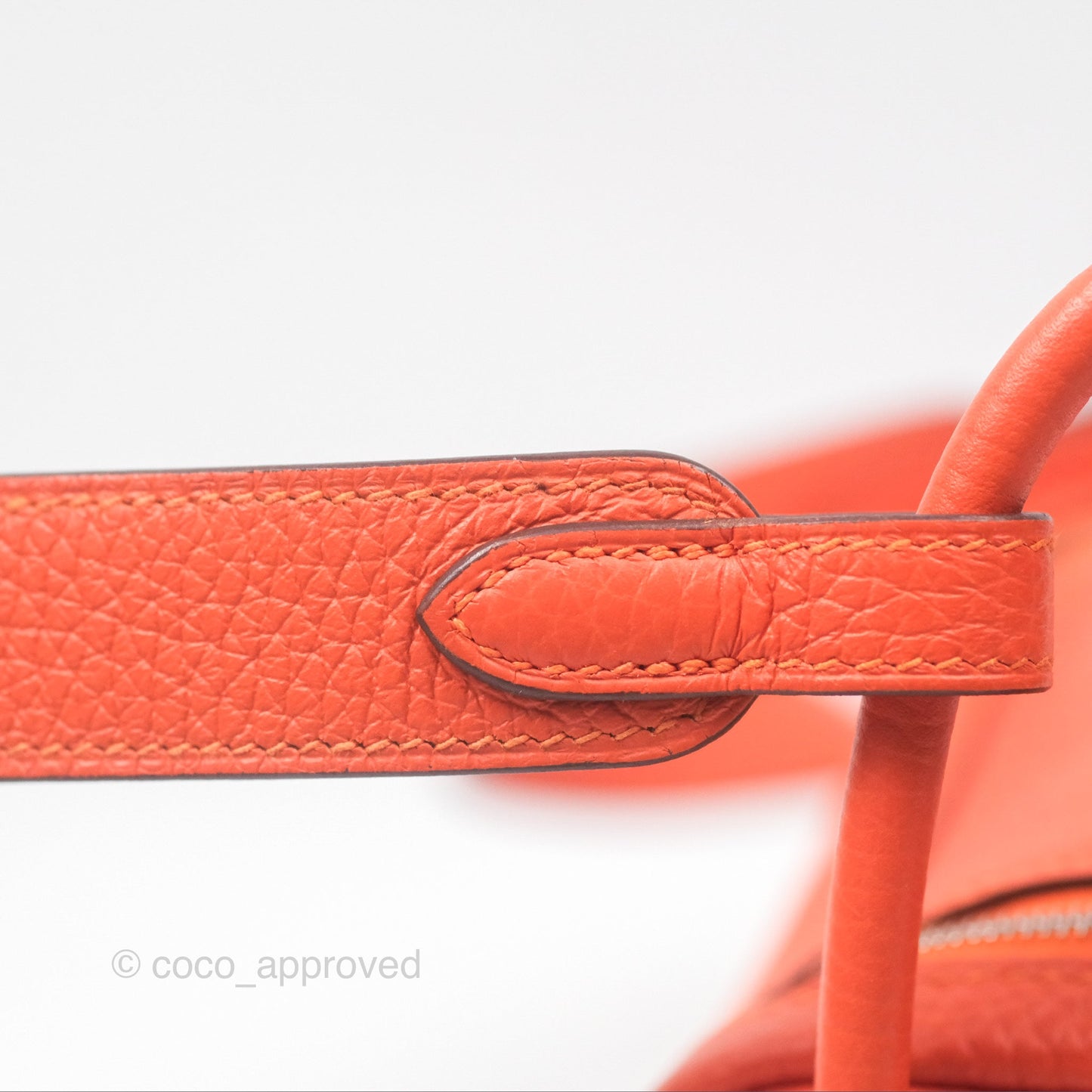 Hermès Mini Lindy 20 Orange Poppy 8V Clemence Palladium Hardware