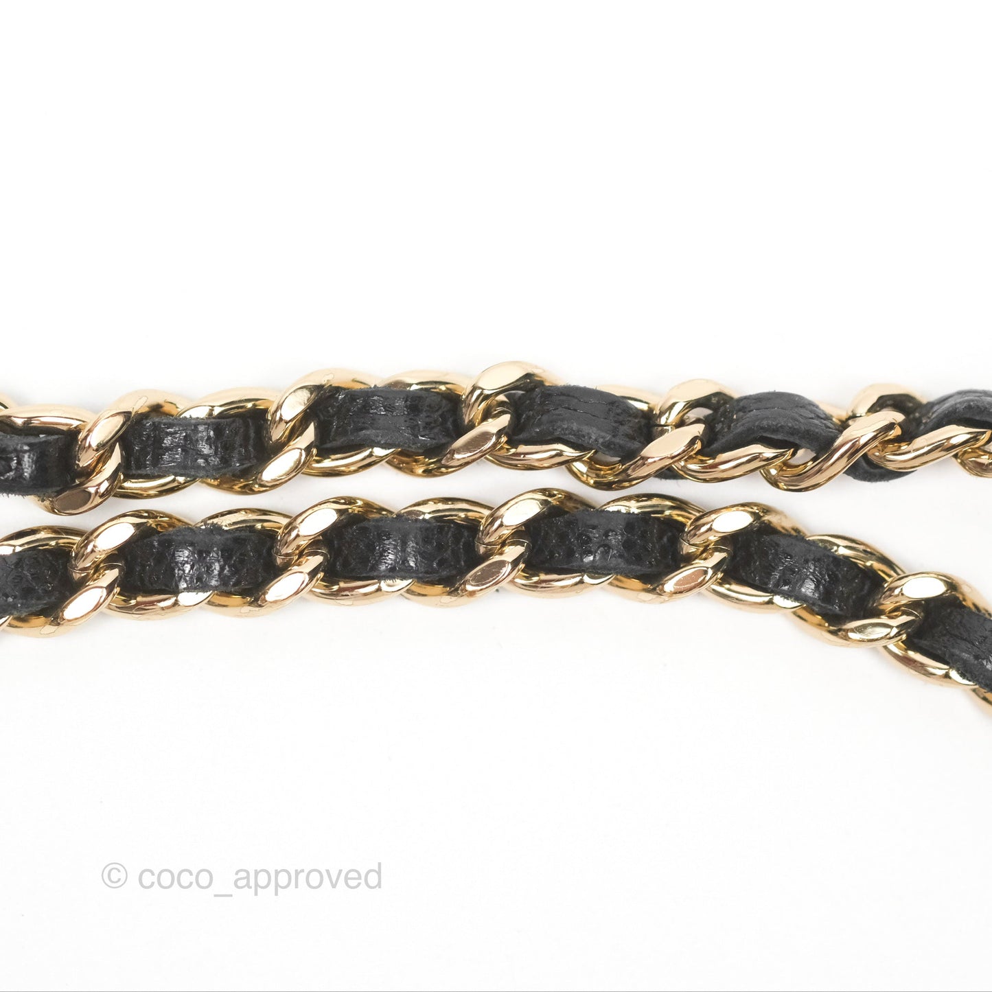 Chanel Vanity Phone Holder With Chain Black Caviar Gold Hardware