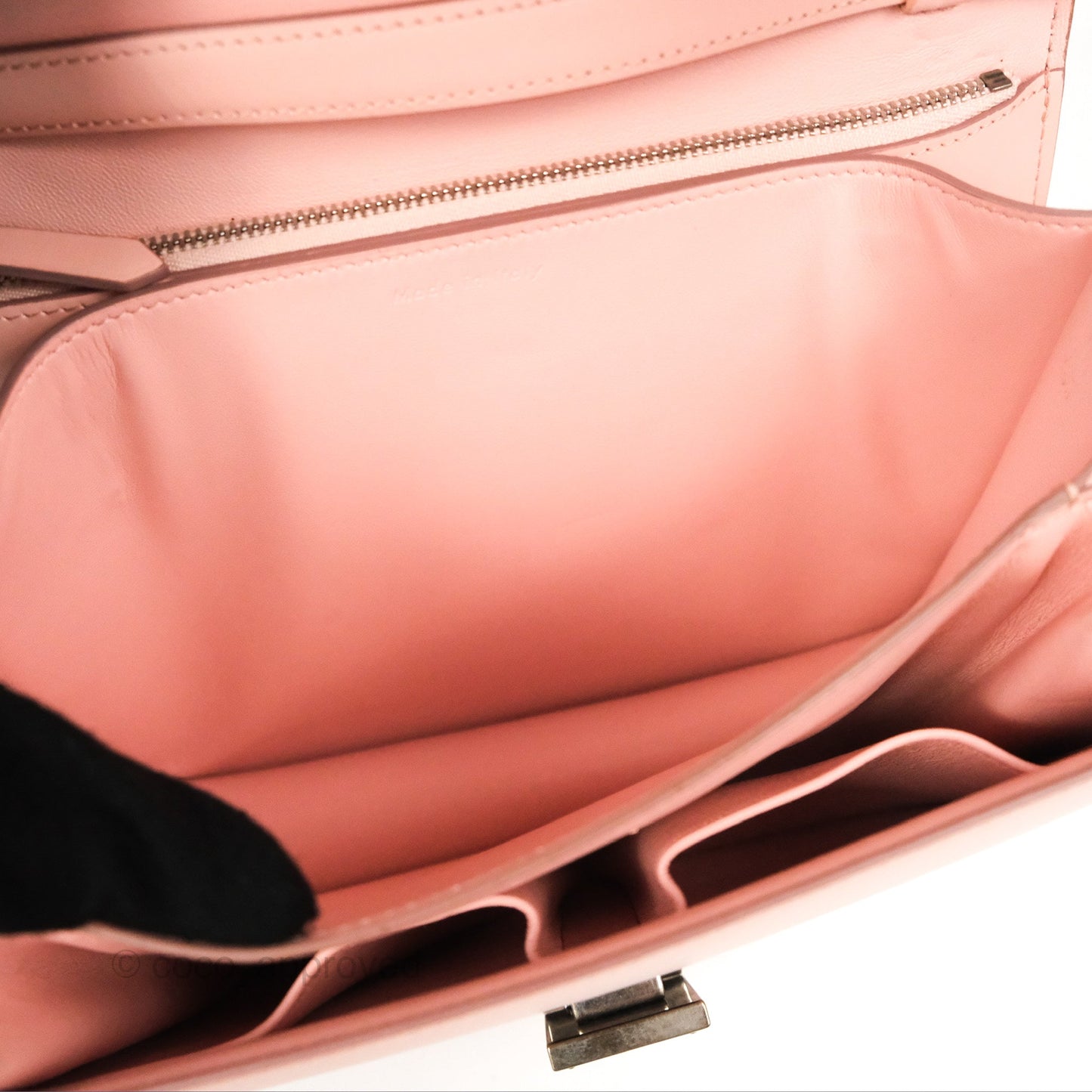 Celine Medium Classic Box Flap Light Pink Box Calfskin Silver Hardware