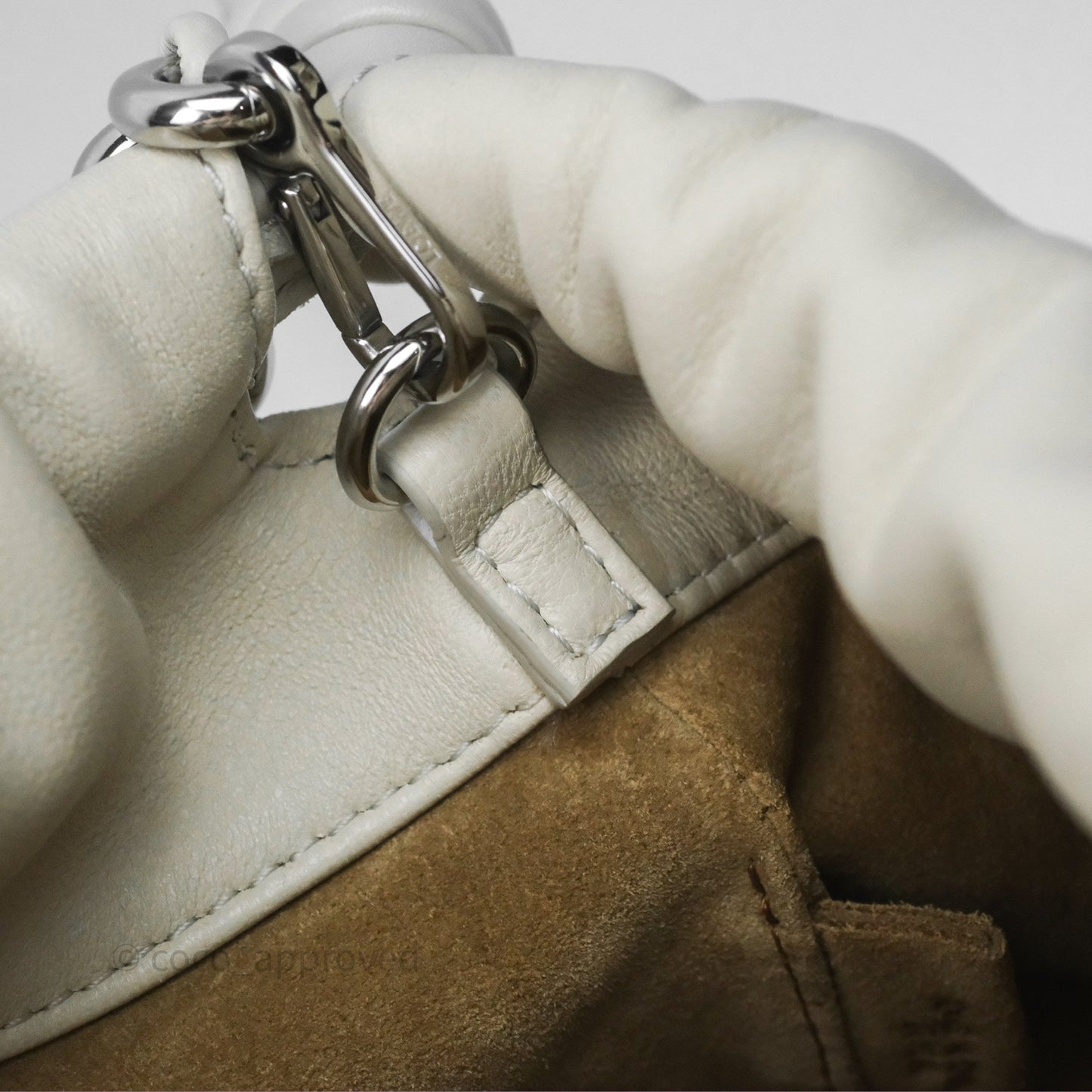 Loewe Medium Flamenco Purse in Mellow Nappa Lambskin Sea Salt