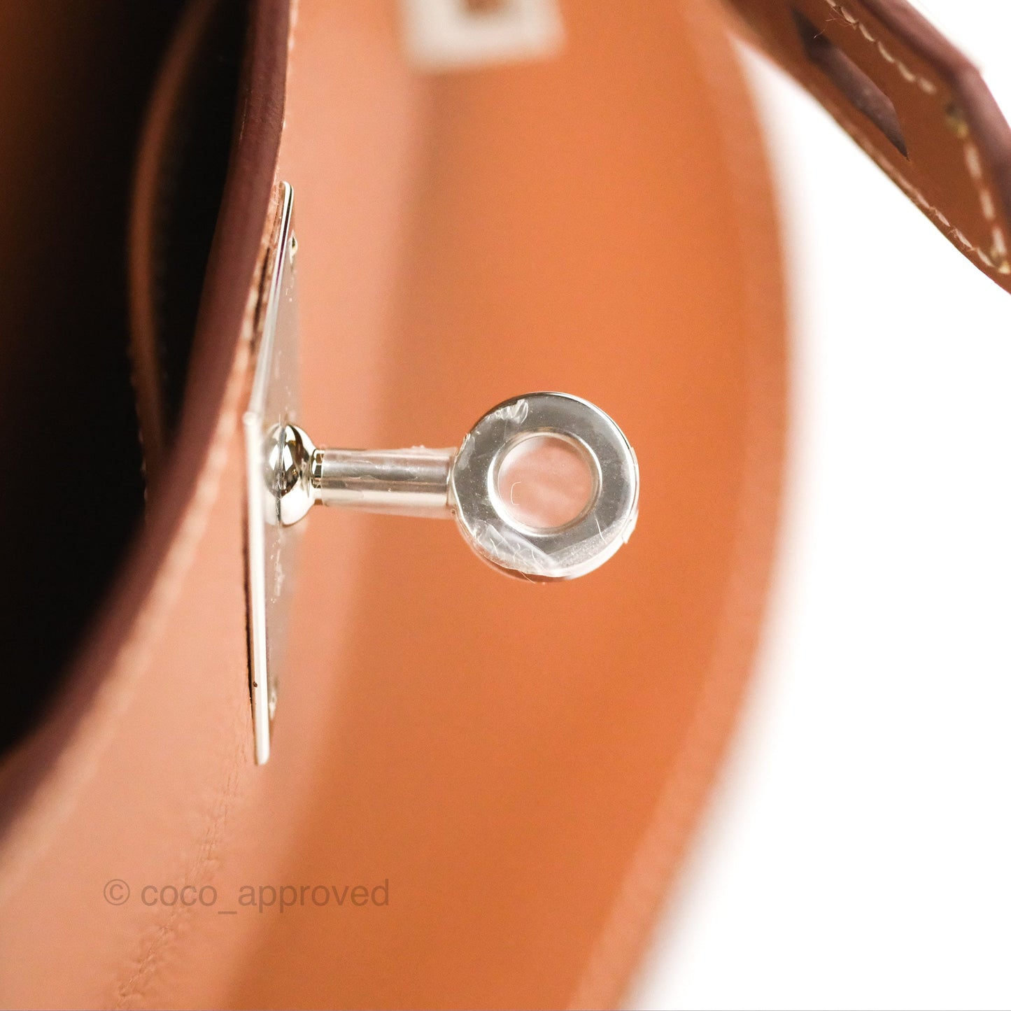 Hermès Mini Jypsiere Gold Evercolor Palladium Hardware