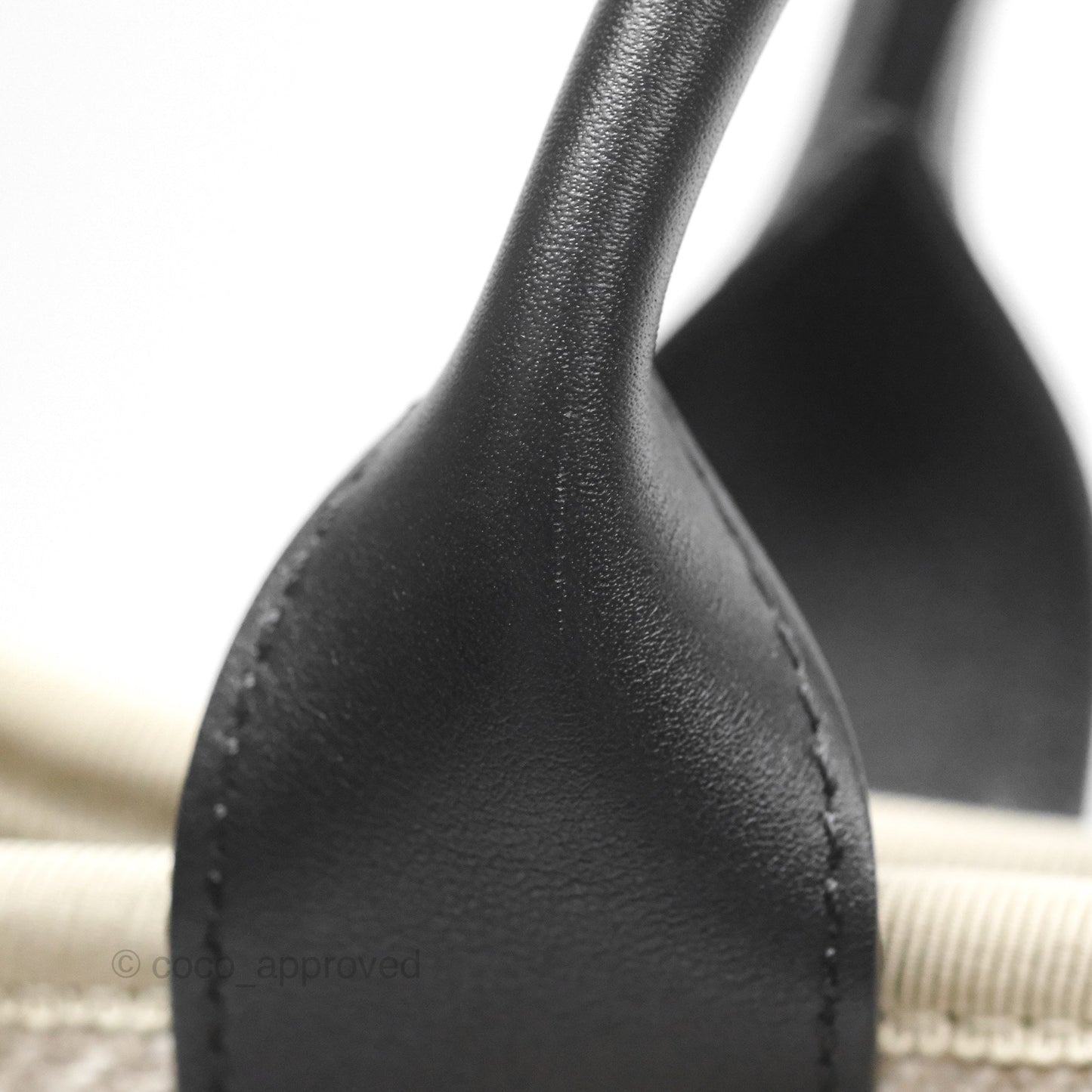 Chanel New Small Deauville Black/Taupe Canvas
