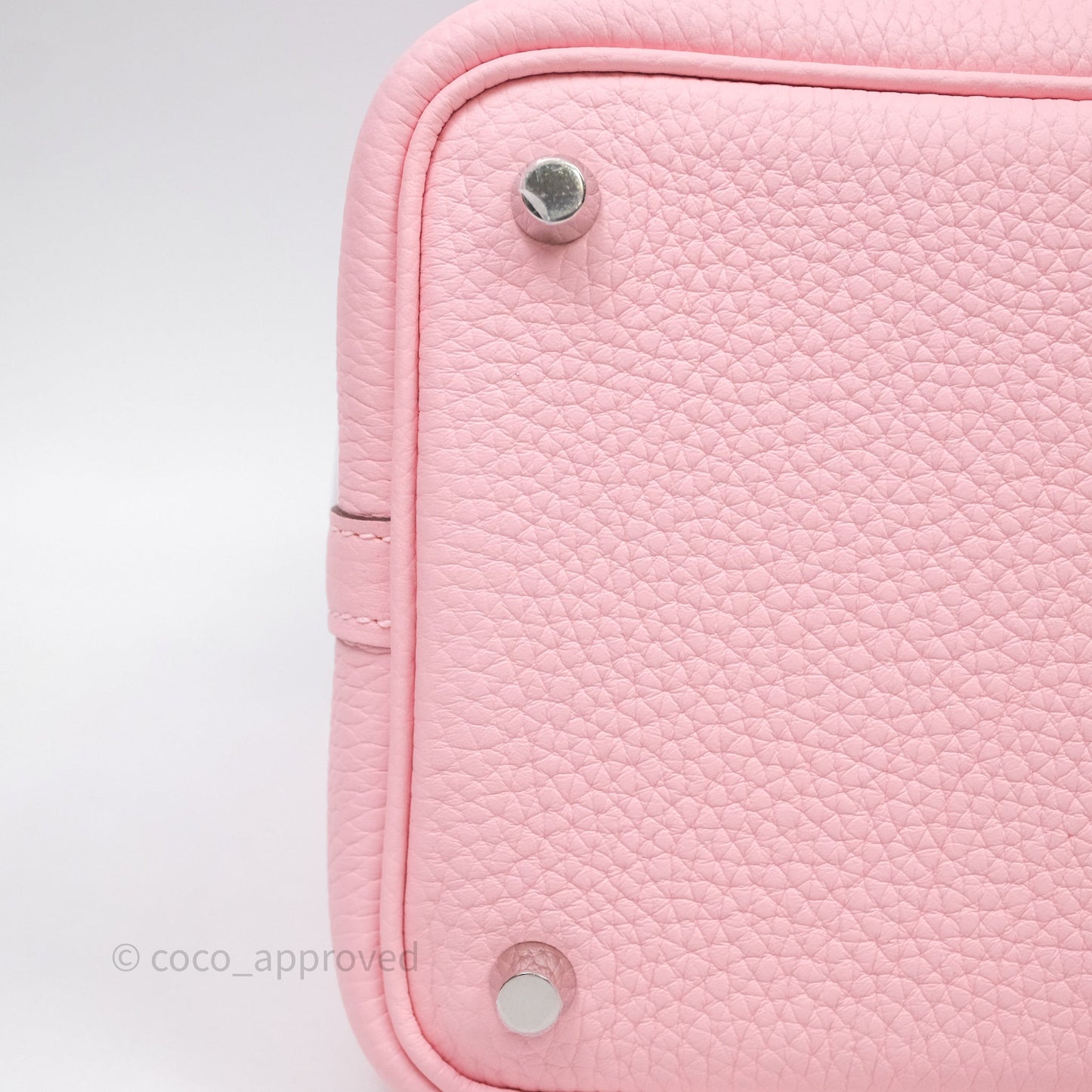 Hermès Picotin 18 Rose Sakura 3Q Clemence Palladium Hardware