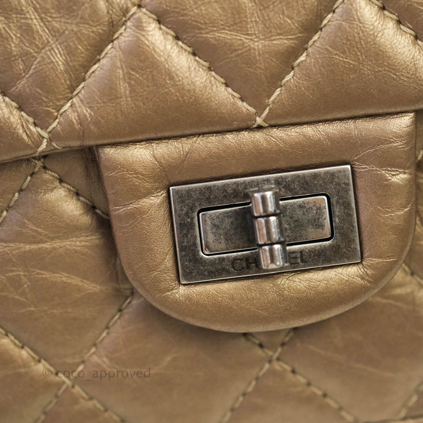 Chanel Reissue 226 Copper Calfskin Ruthenium Hardware