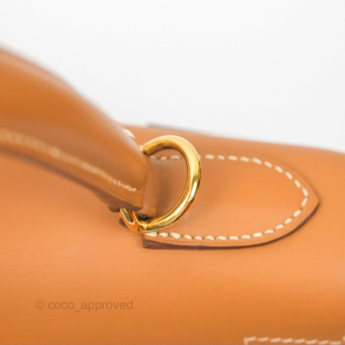 Hermès Vintage Kelly 28 Sellier Gold Calf Gold Hardware