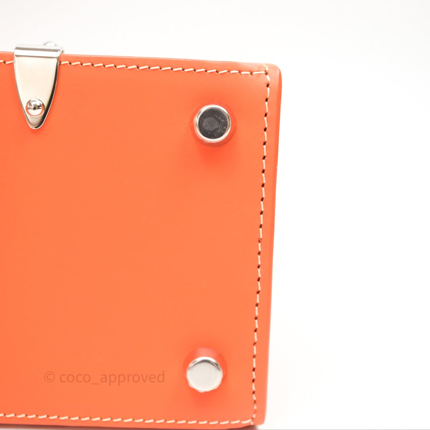 Goyard Saïgon Structuré Mini Bag Orange Goyardine Canvas