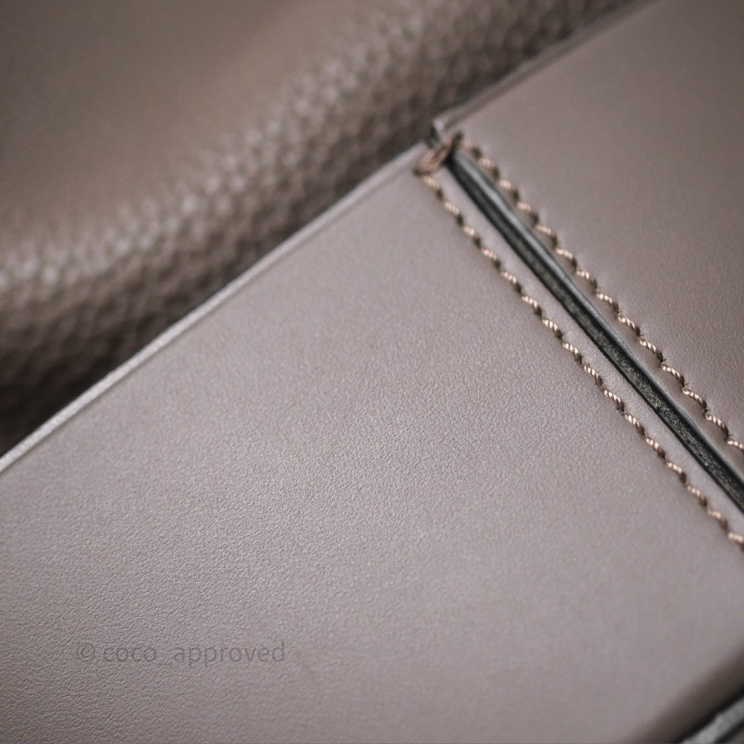 Loewe Small Balloon Bucket Bag Taupe Grained Calfskin