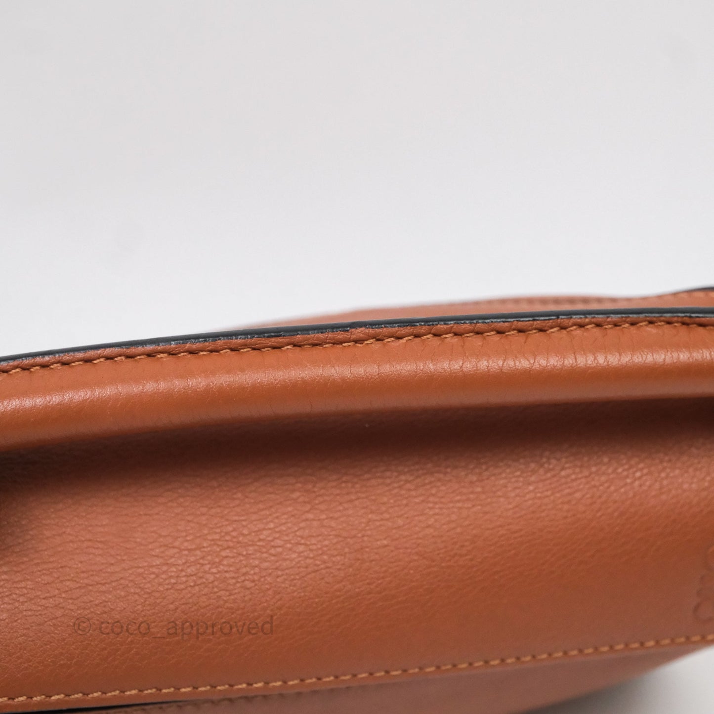 Loewe Mini Puzzle Bag Tan Calfskin Gold Hardware