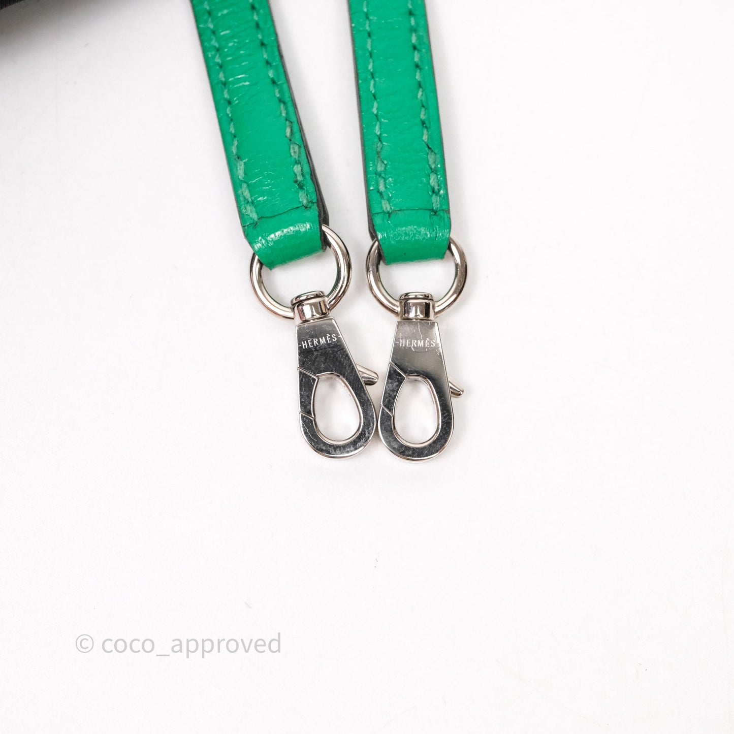 Hermès Bolide Mini 1923 Menthe 6W Chèvre Mysore Palladium Hardware